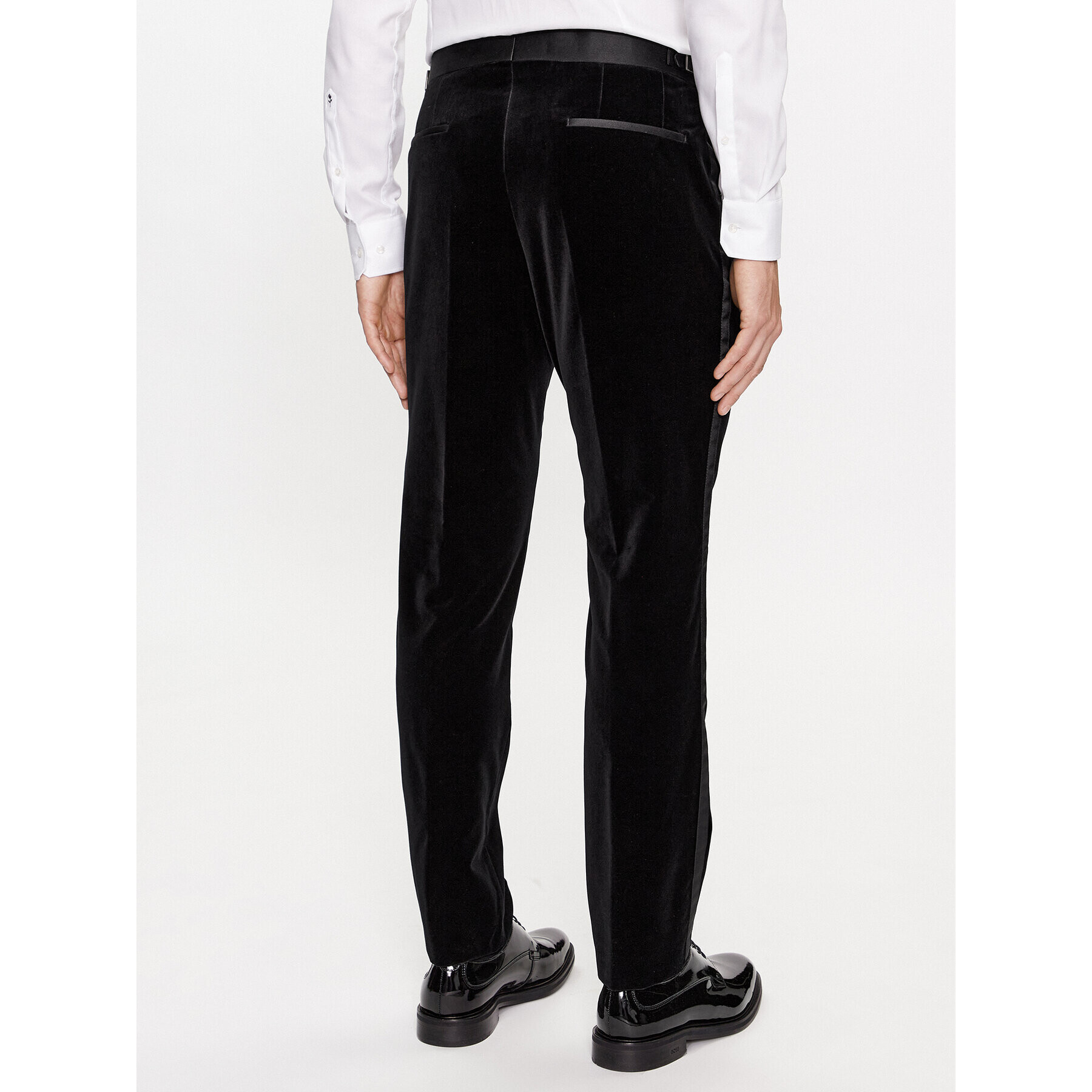 Boss Pantaloni de costum H-Genius-Tux-231 50484723 Negru Slim Fit - Pled.ro