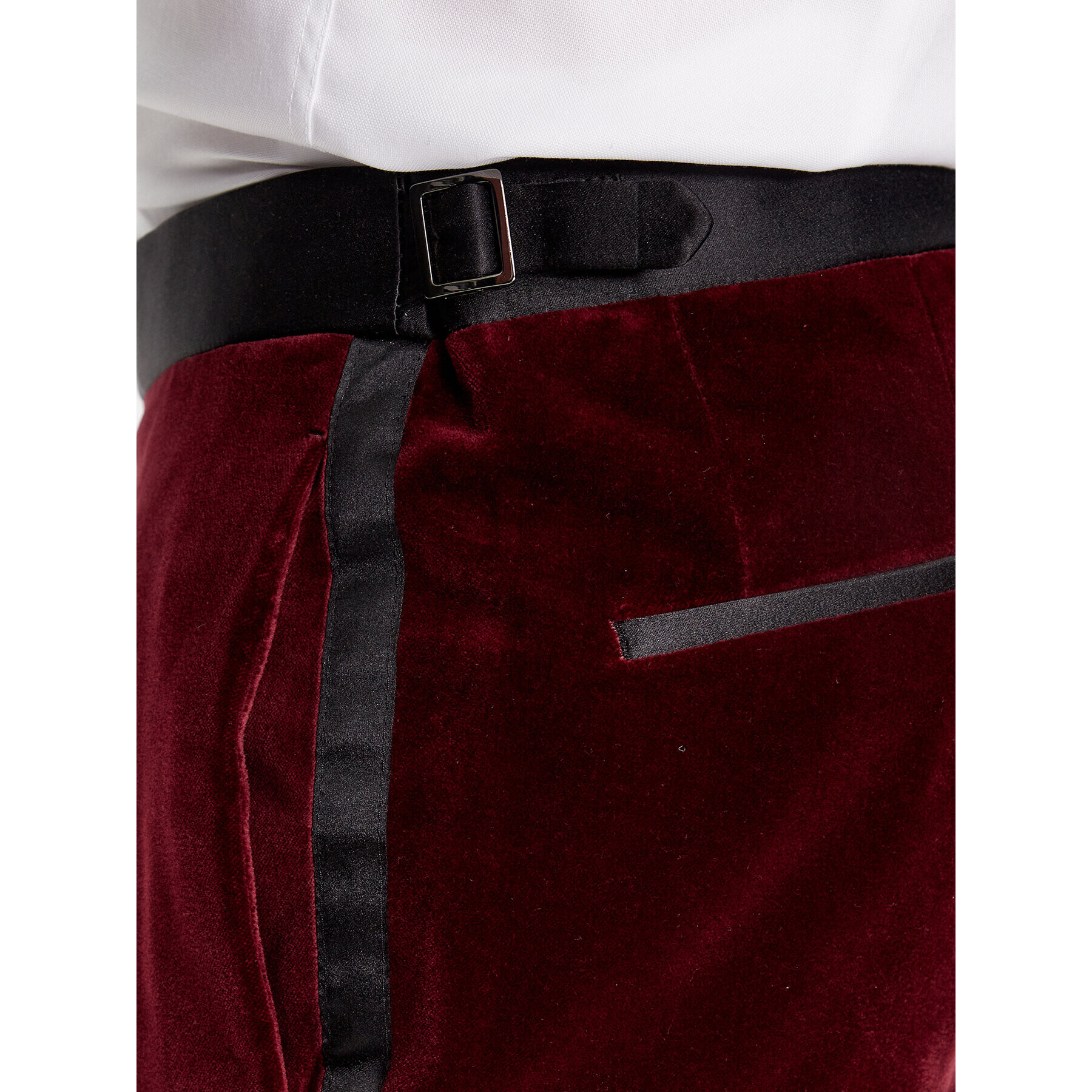 Boss Pantaloni de costum H-Genius-Tux-231 50484723 Vișiniu Slim Fit - Pled.ro