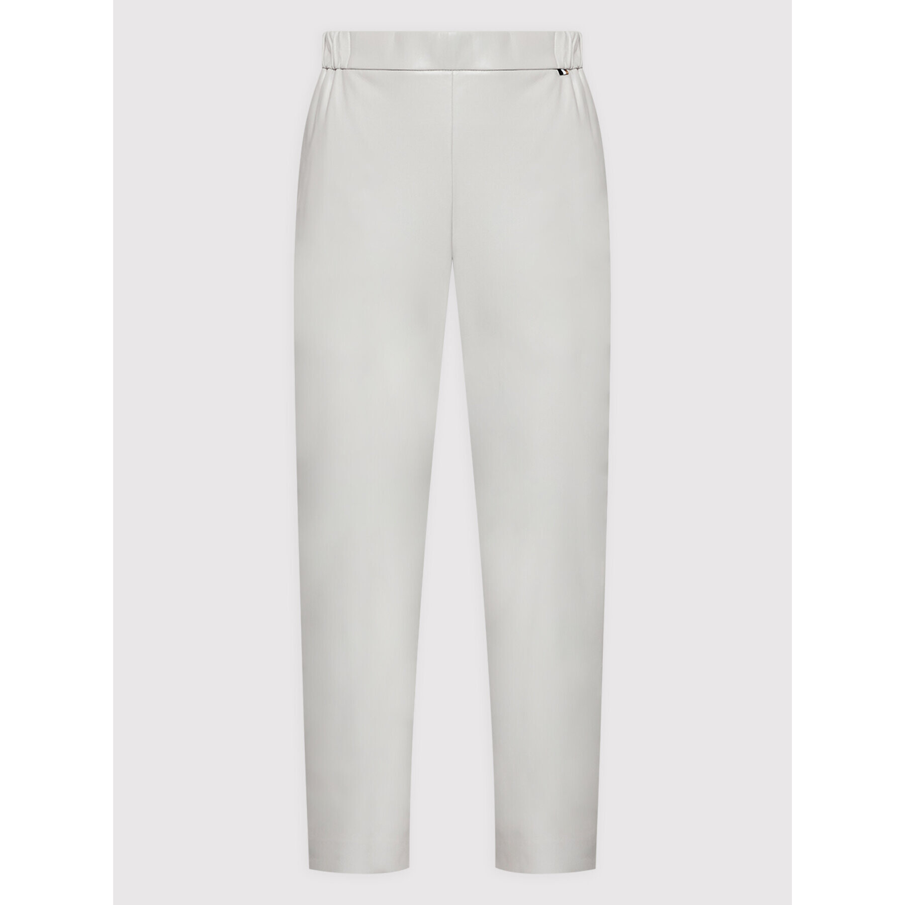 Boss Pantaloni din imitație de piele Tolisa 50472018 Gri Regular Fit - Pled.ro