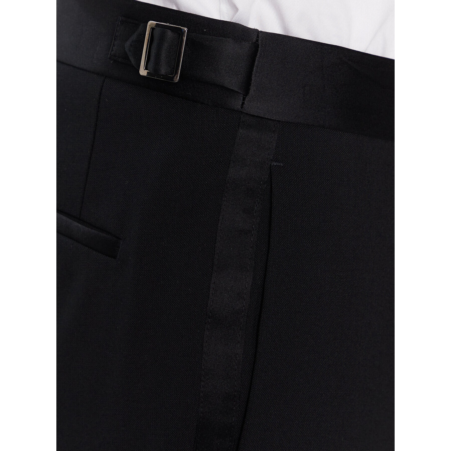 Boss Pantaloni de costum H-Genius 50485347 Negru Regular Fit - Pled.ro