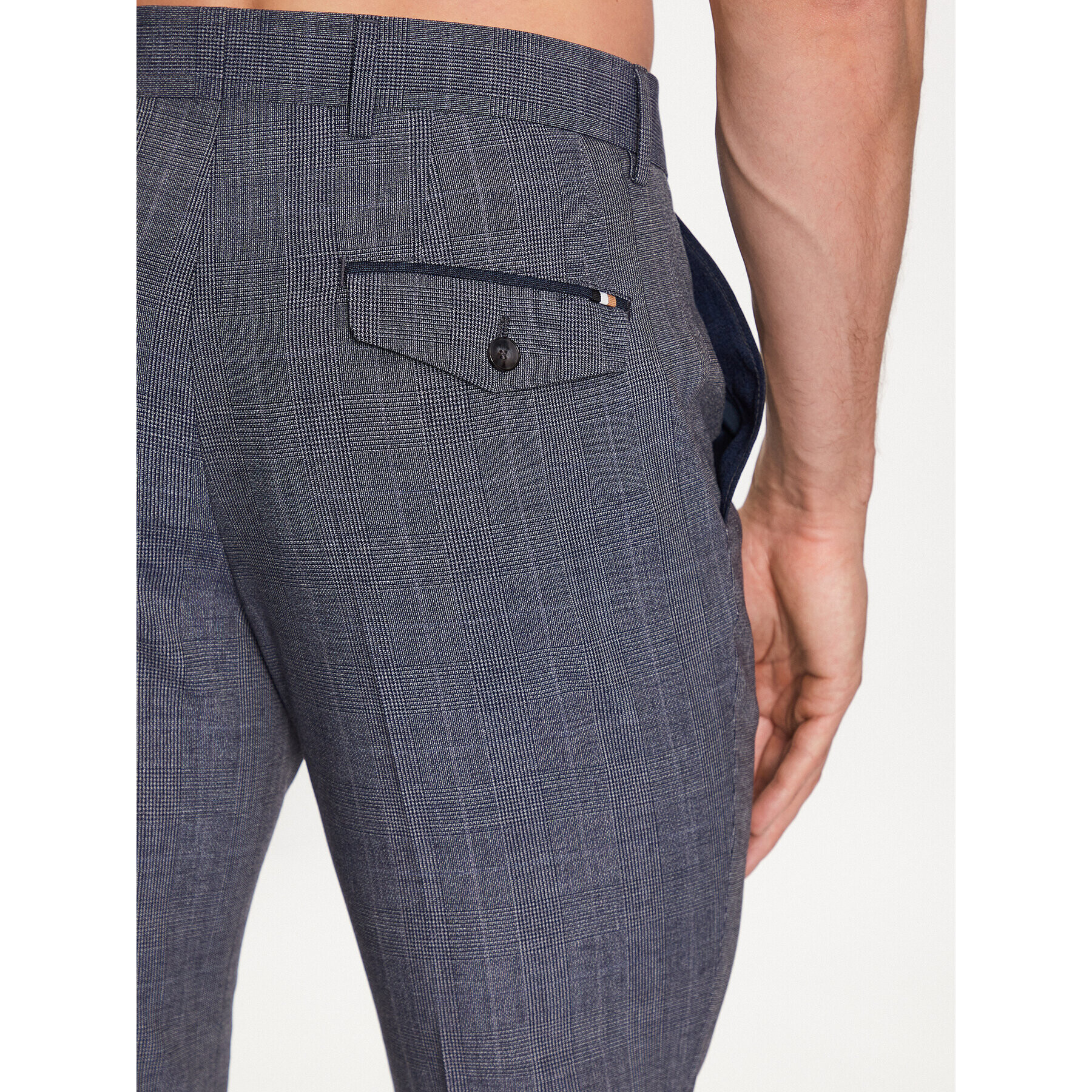 Boss Pantaloni din material 50489440 Albastru Slim Fit - Pled.ro