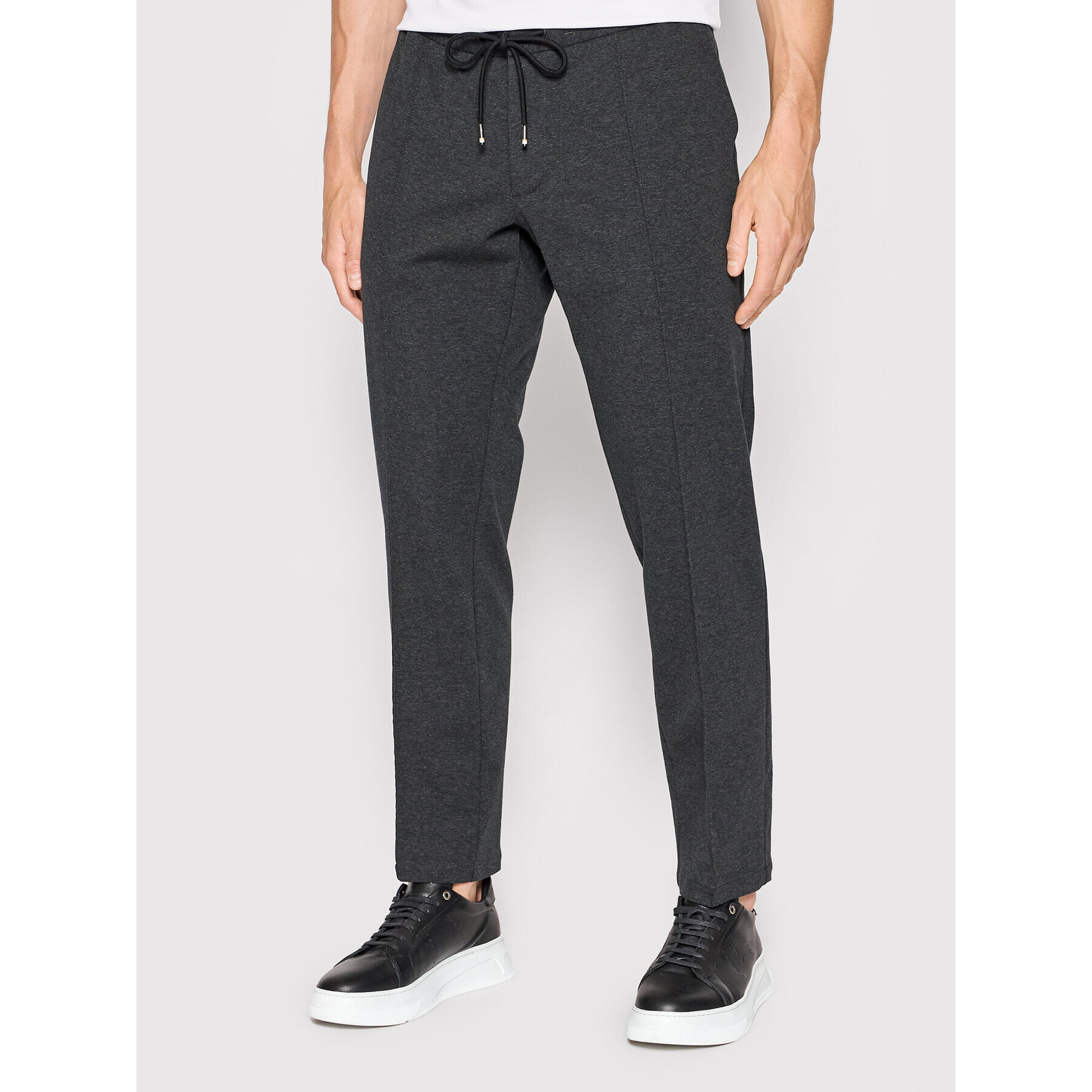 Boss Pantaloni din material Banks1 50466829 Gri Slim Fit - Pled.ro