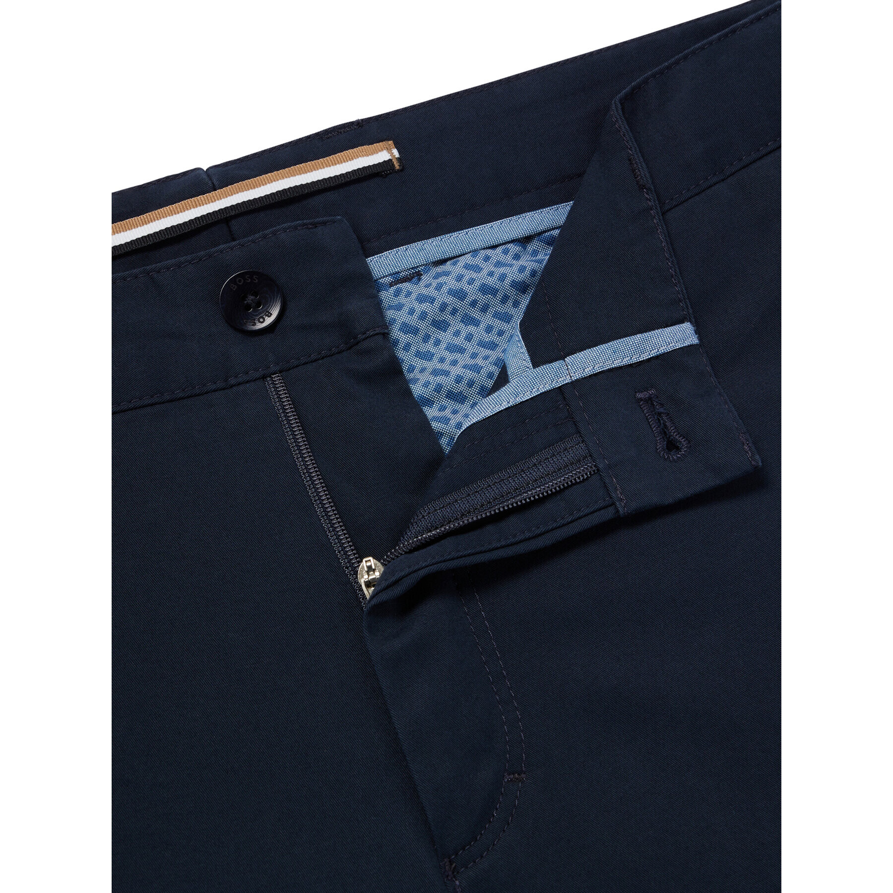 Boss Pantaloni din material C-Genius 50485076 Bleumarin Slim Fit - Pled.ro