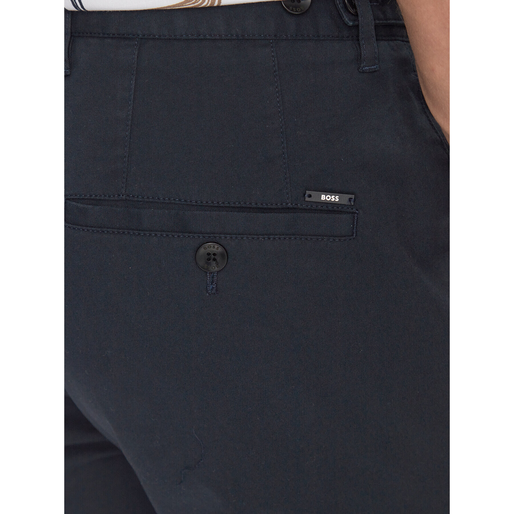 Boss Pantaloni din material C_Genius 50488493 Bleumarin Slim Fit - Pled.ro