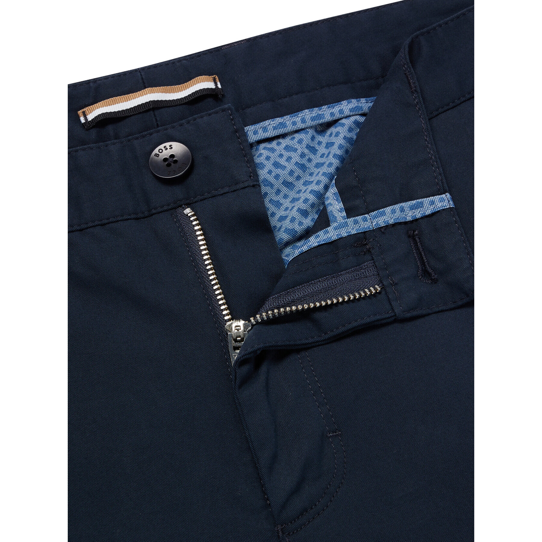 Boss Pantaloni din material C_Genius 50488493 Bleumarin Slim Fit - Pled.ro