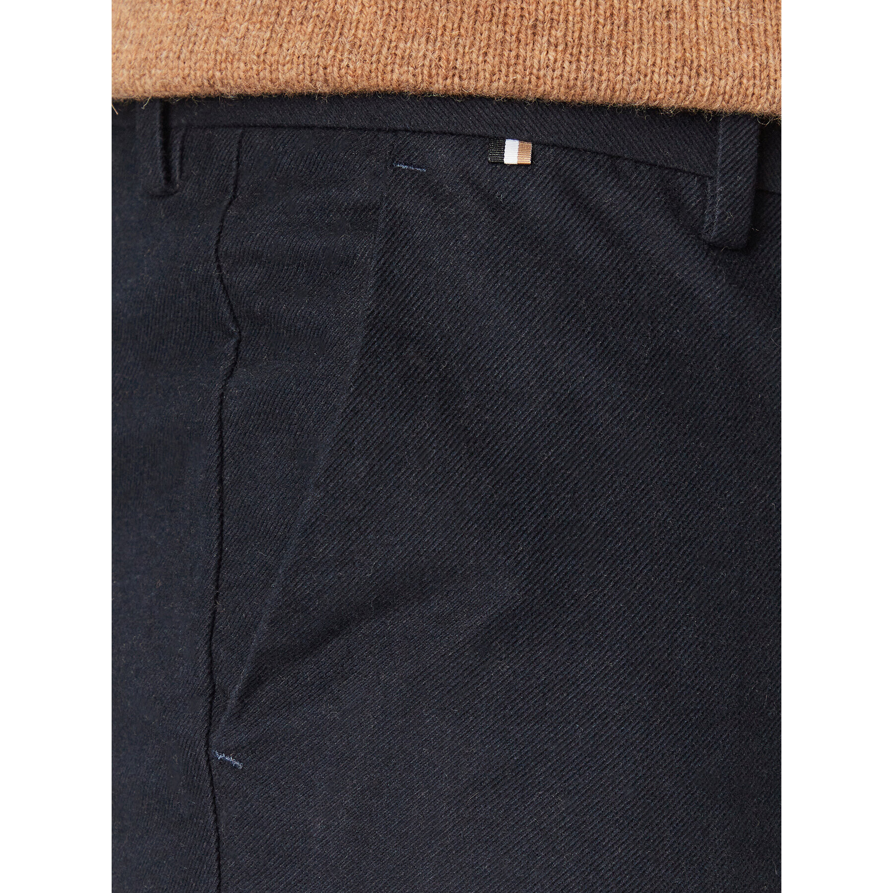 Boss Pantaloni din material Kaito 50499643 Bleumarin Regular Fit - Pled.ro