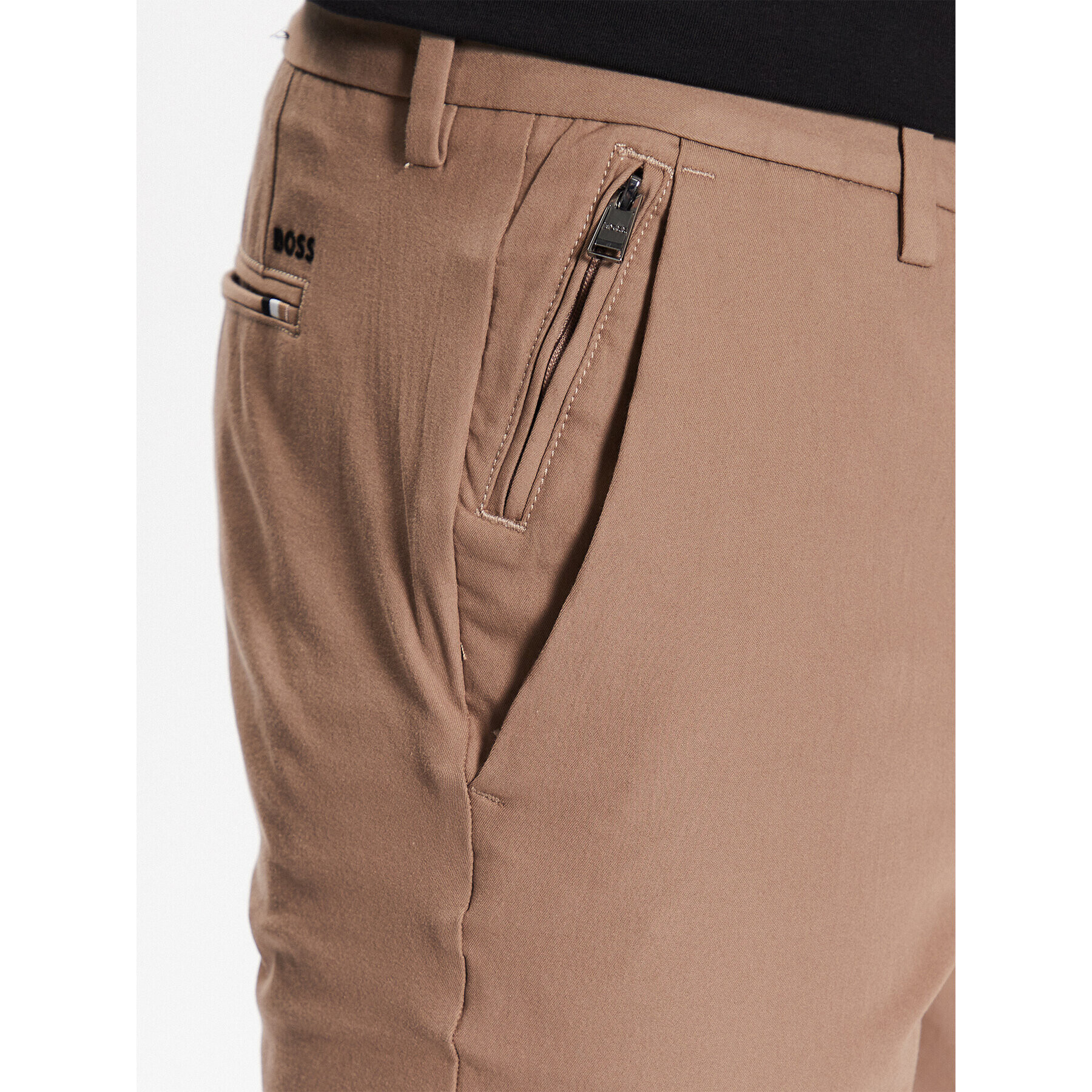 Boss Pantaloni din material Kaito1_T 50487754 Bej Slim Fit - Pled.ro