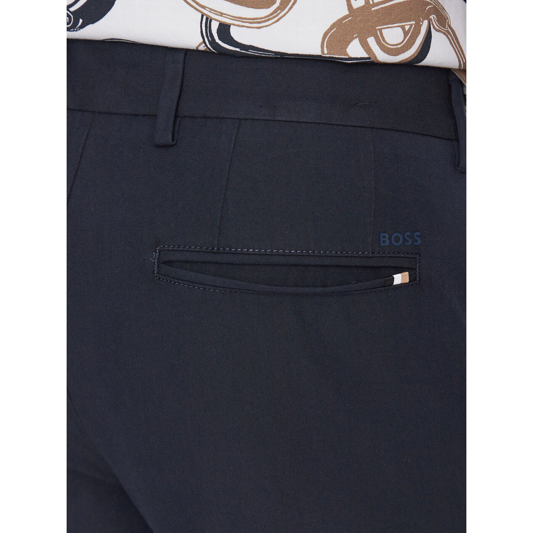 Boss Pantaloni din material Kaito1_T 50487754 Bleumarin Slim Fit - Pled.ro