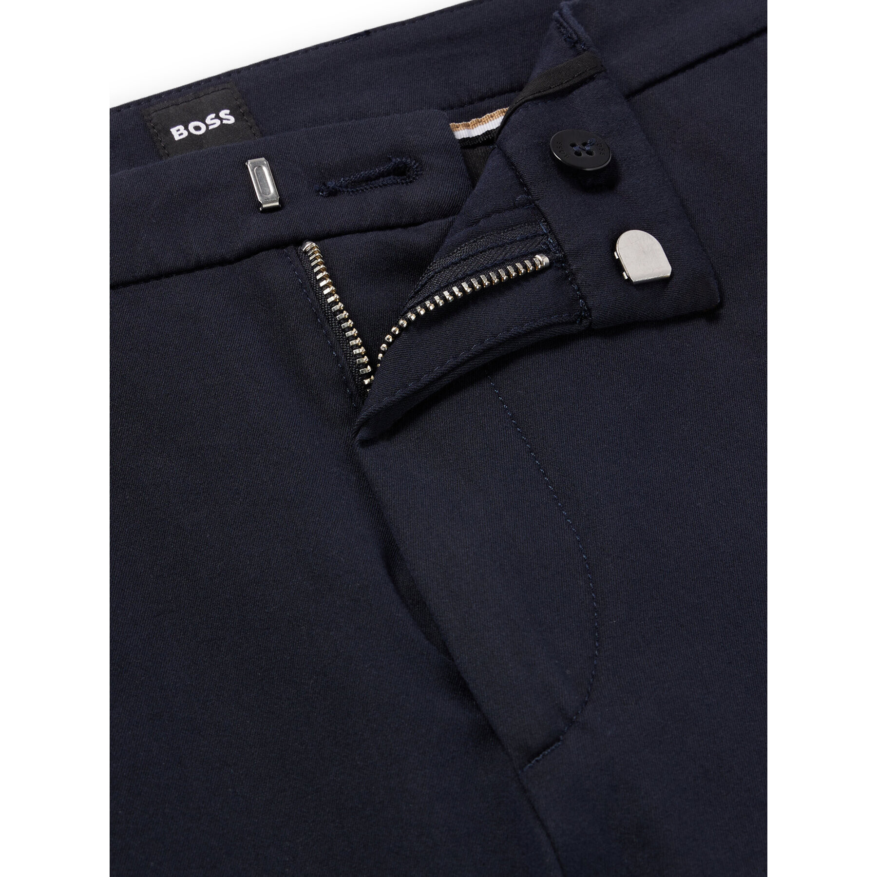 Boss Pantaloni din material Kaito1_T 50487754 Bleumarin Slim Fit - Pled.ro