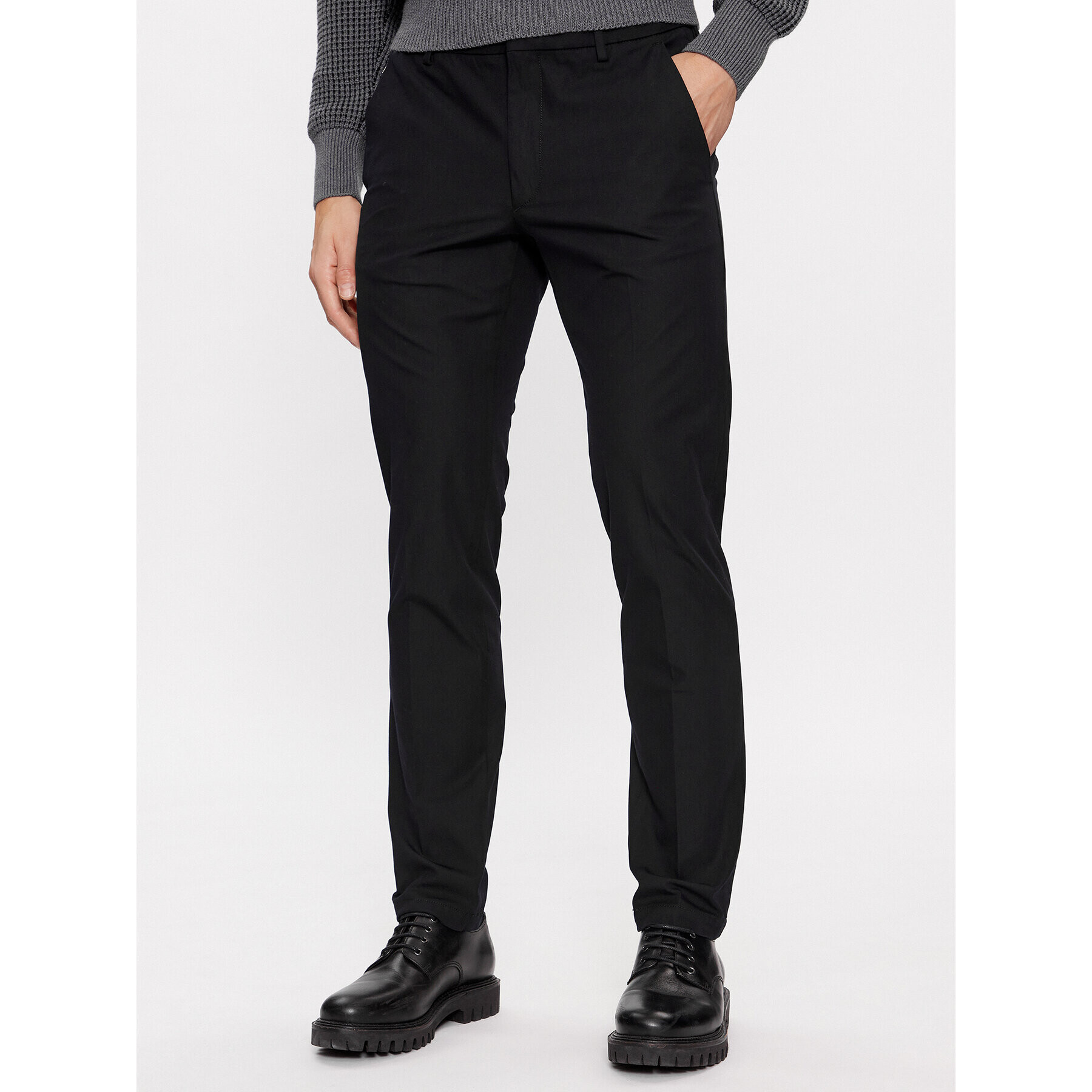 Boss Pantaloni din material Kaito1_T 50487754 Negru Slim Fit - Pled.ro