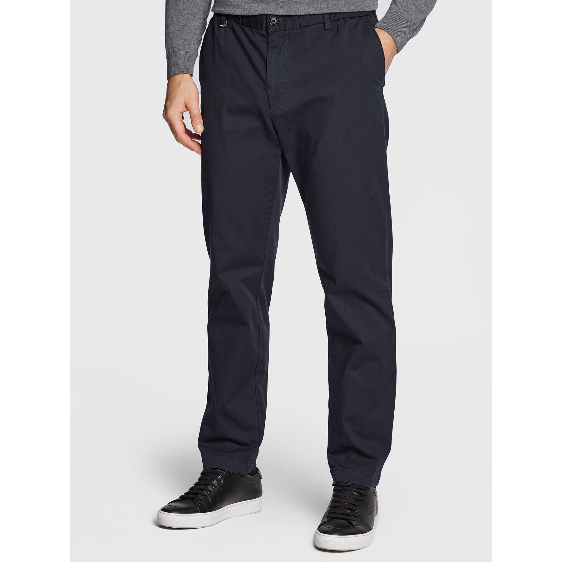 Boss Pantaloni din material Kane-Ds 50478577 Bleumarin Slim Fit - Pled.ro