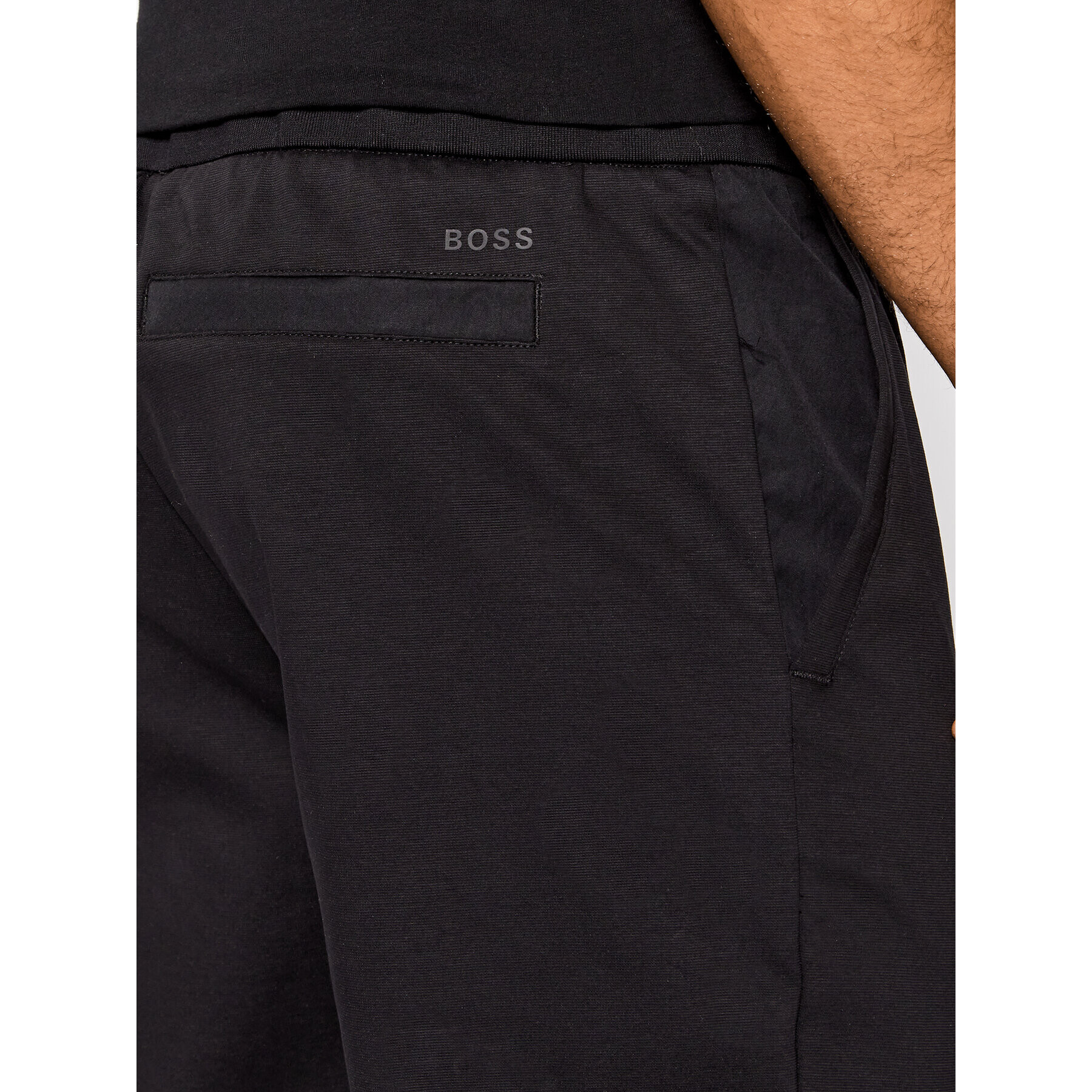 Boss Pantaloni din material Lamont 69 50458512 Negru Regular Fit - Pled.ro