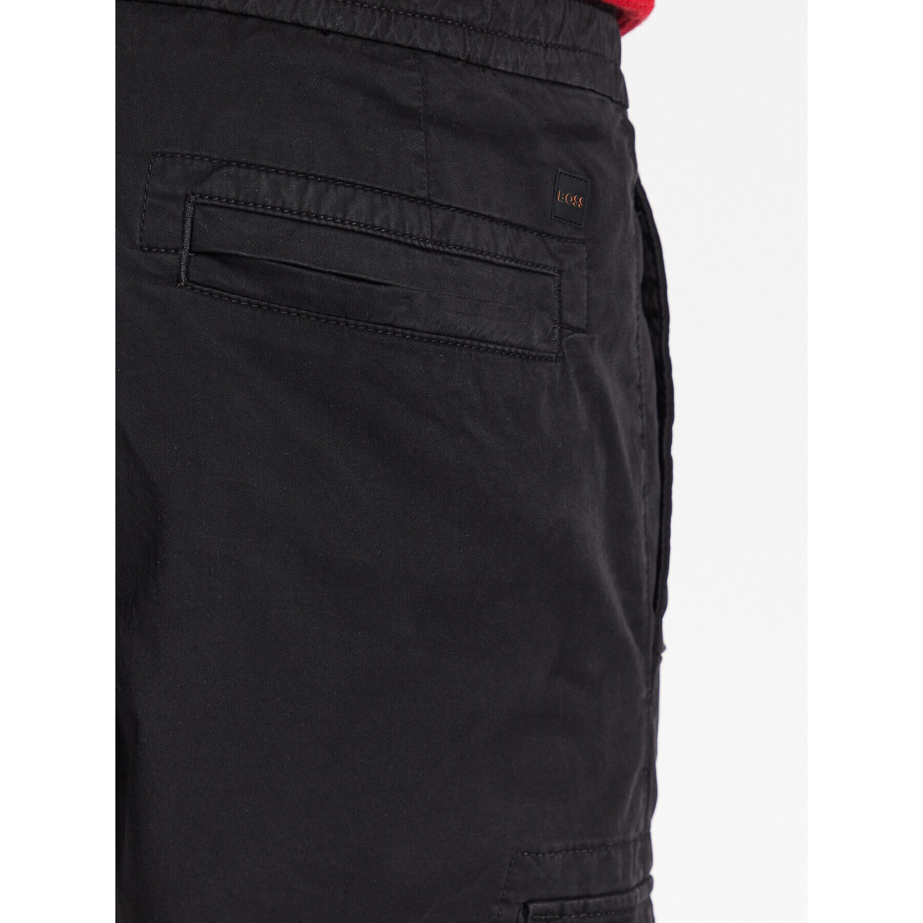 Boss Pantaloni din material Sisla2 Cargo Ds 50489111 Negru Regular Fit - Pled.ro