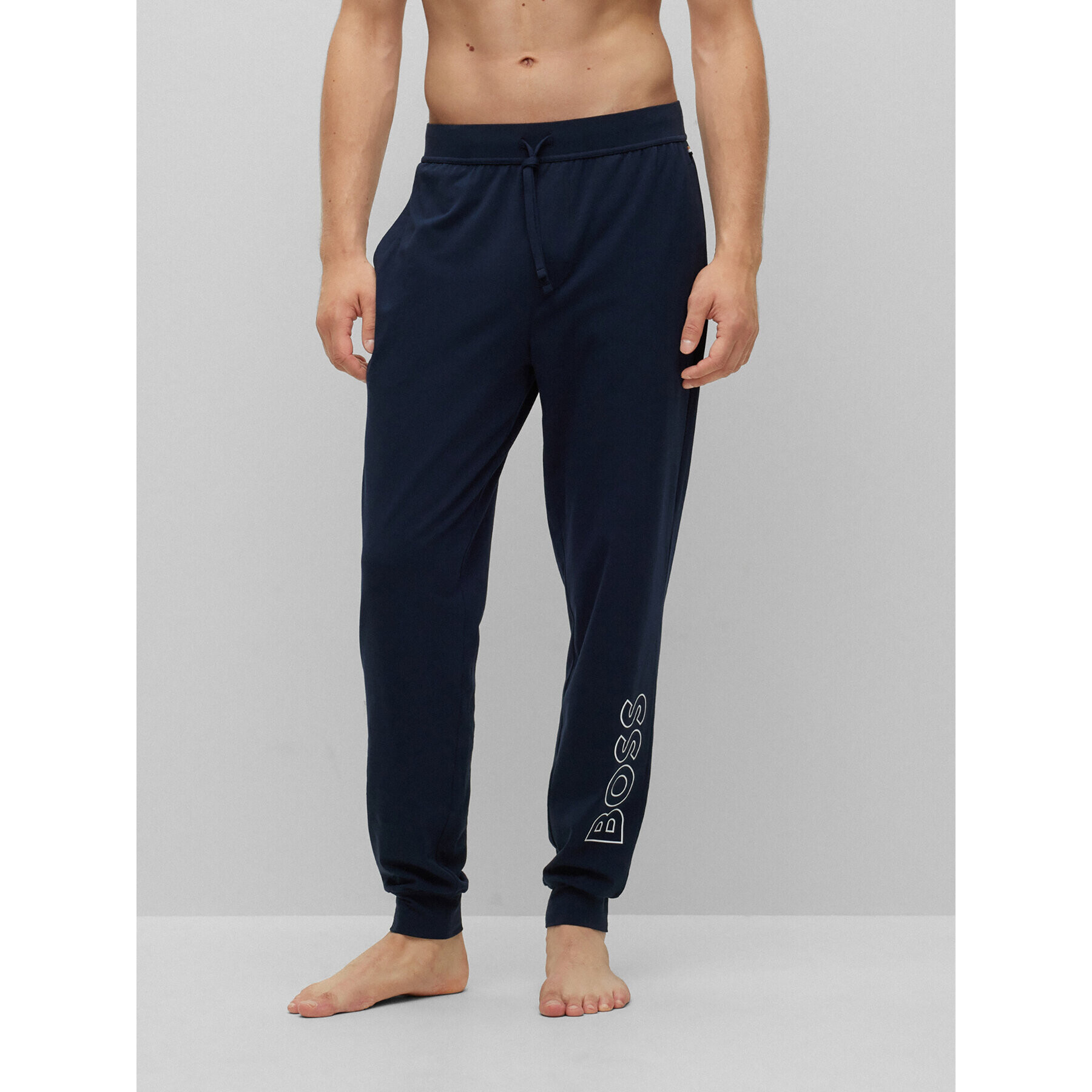 Boss Pantaloni pijama 50481199 Bleumarin Regular Fit - Pled.ro