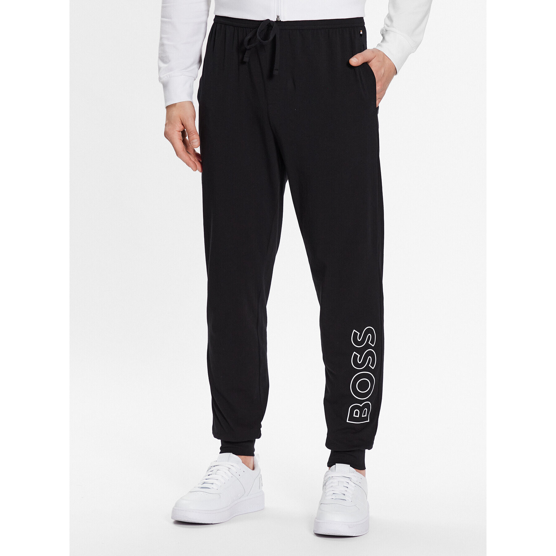 Boss Pantaloni pijama 50481199 Negru - Pled.ro