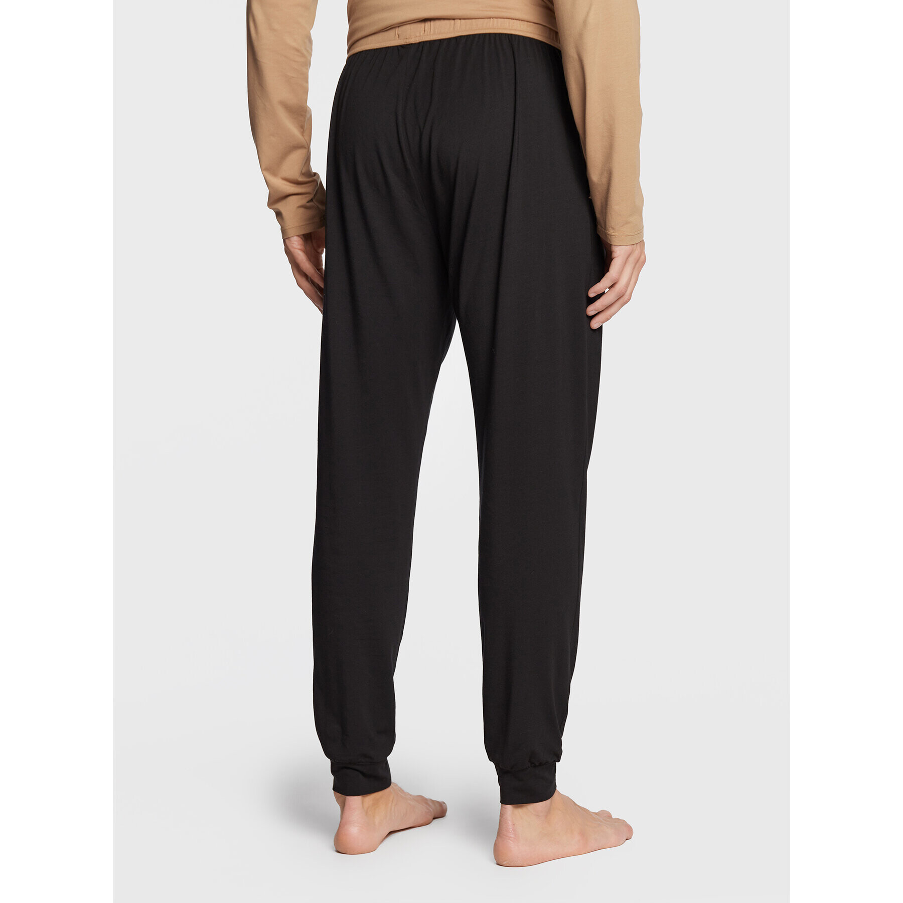 Boss Pantaloni pijama Balance 50479282 Negru Regular Fit - Pled.ro