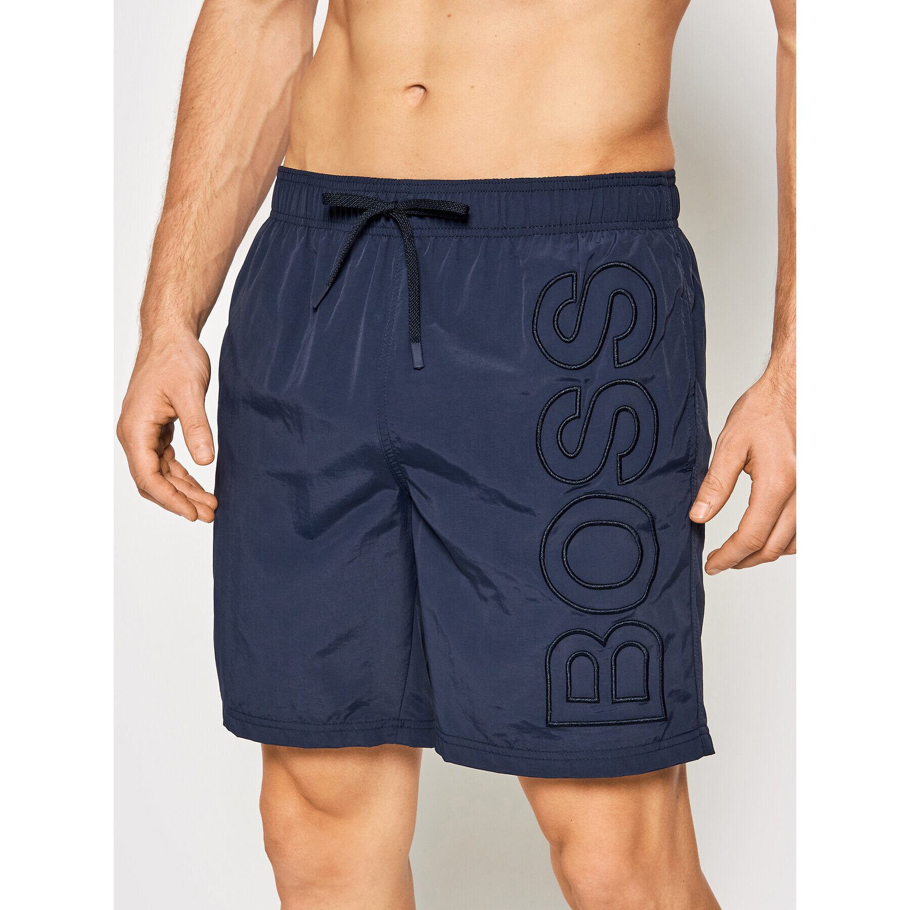 Boss Pantaloni scurți pentru înot Whale 50460563 Bleumarin Regular Fit - Pled.ro