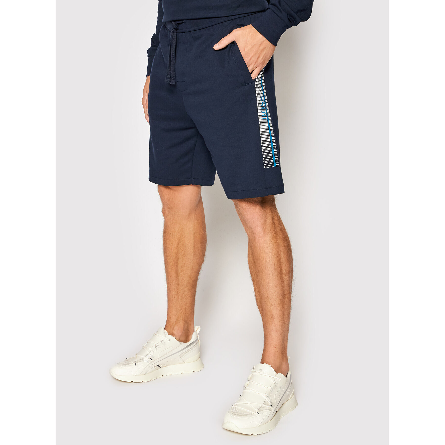 Boss Pantaloni scurți sport Authentic 50449962 Bleumarin Regular Fit - Pled.ro