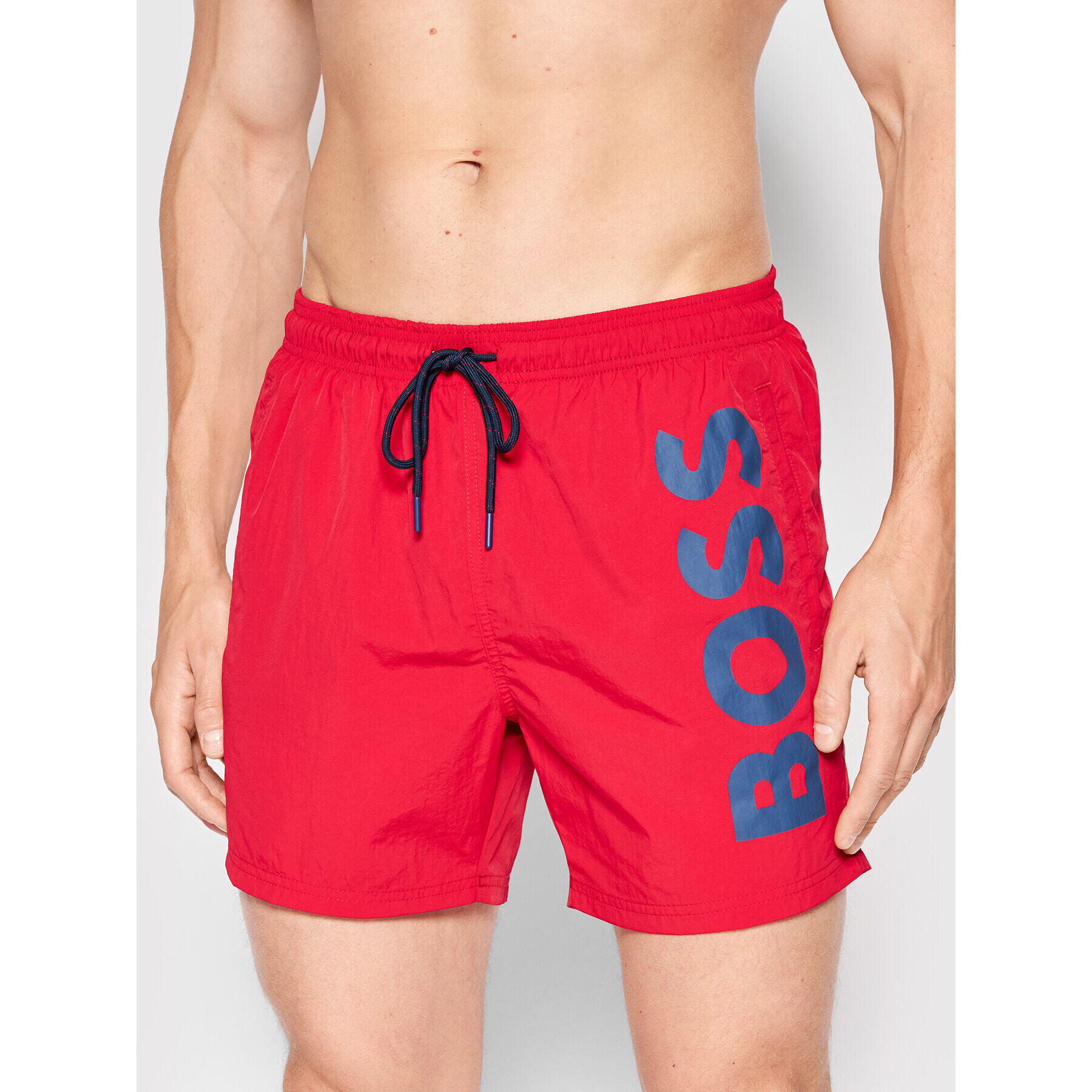 Boss Pantaloni scurți pentru înot Octopus 50469594 Roșu Regular Fit - Pled.ro