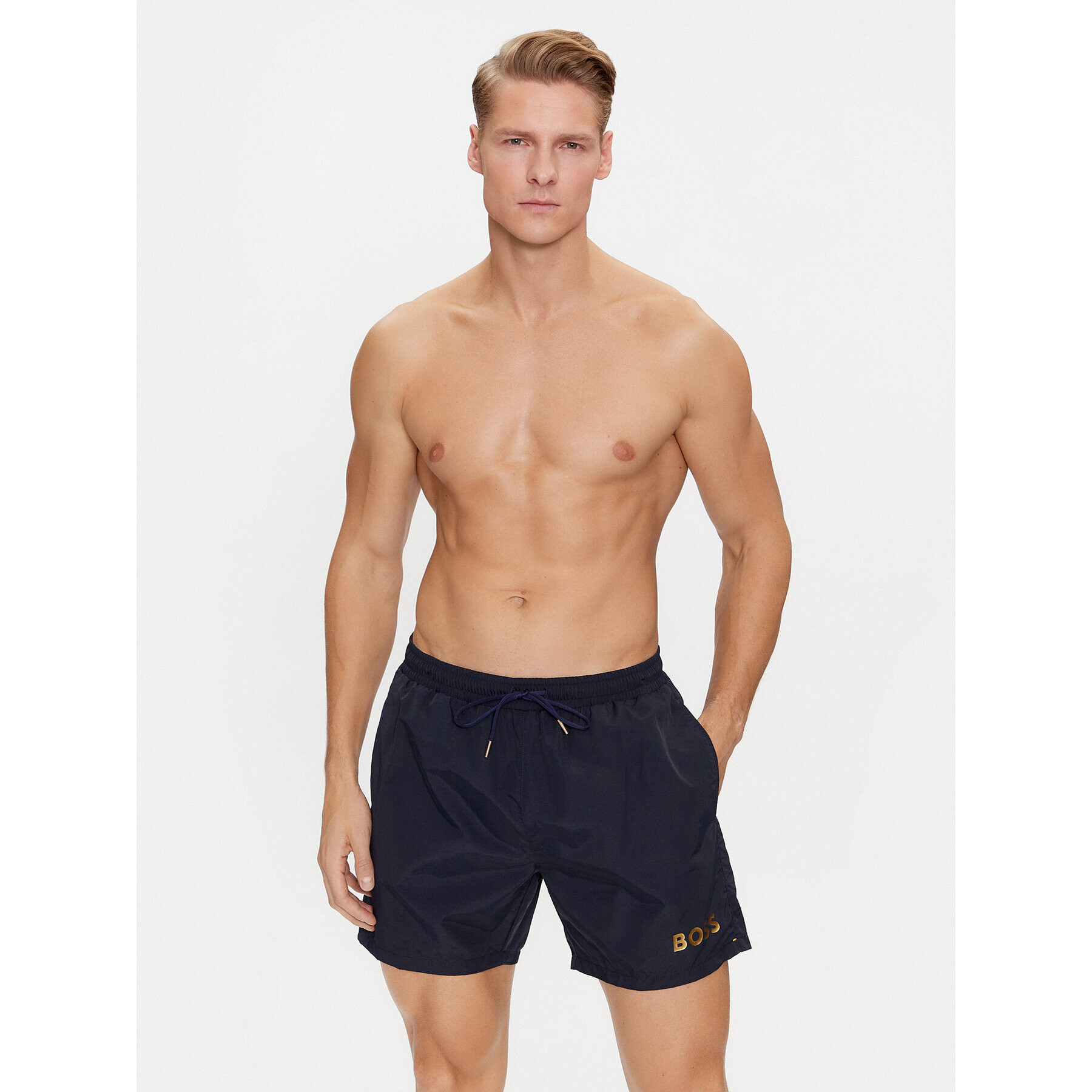 Boss Pantaloni scurți pentru înot Ole 50484440 Bleumarin Regular Fit - Pled.ro