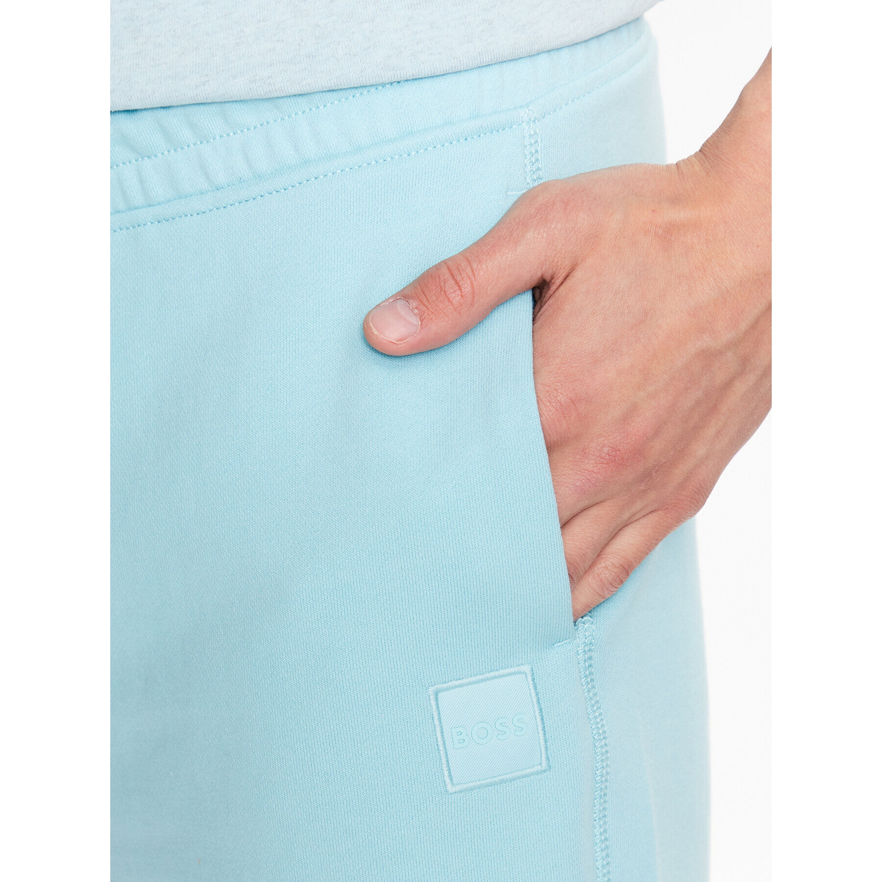 Boss Pantaloni scurți sport 50468454 Albastru Regular Fit - Pled.ro