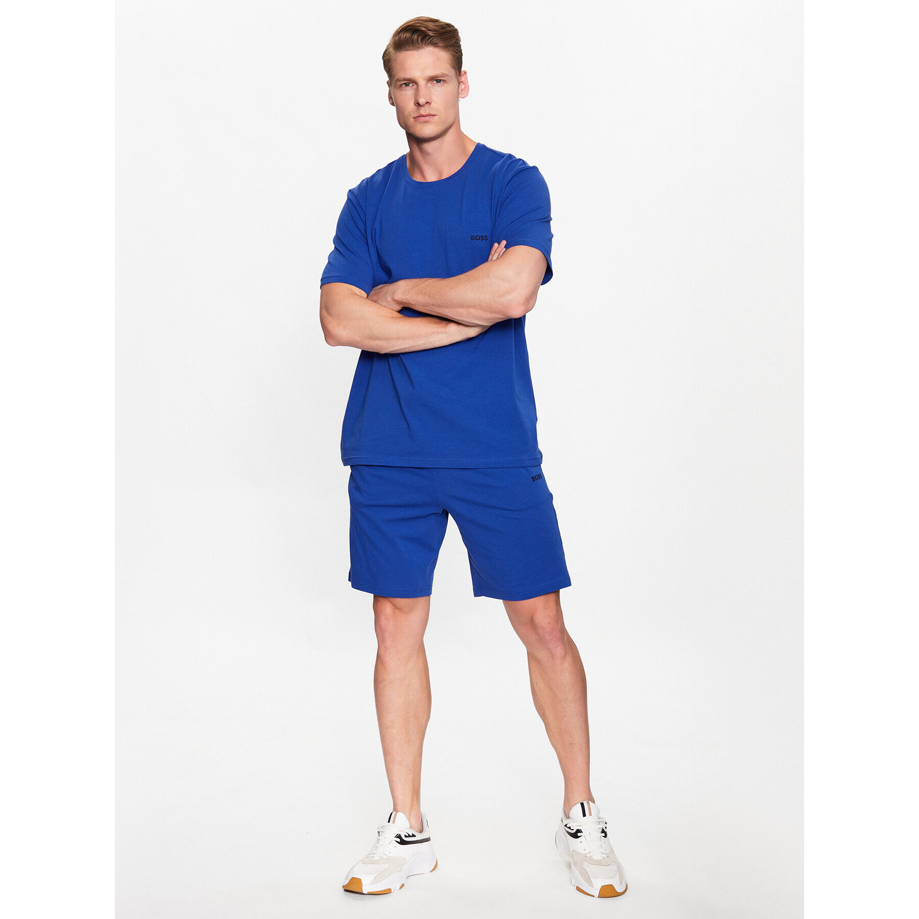 Boss Pantaloni scurți sport 50469612 Albastru - Pled.ro