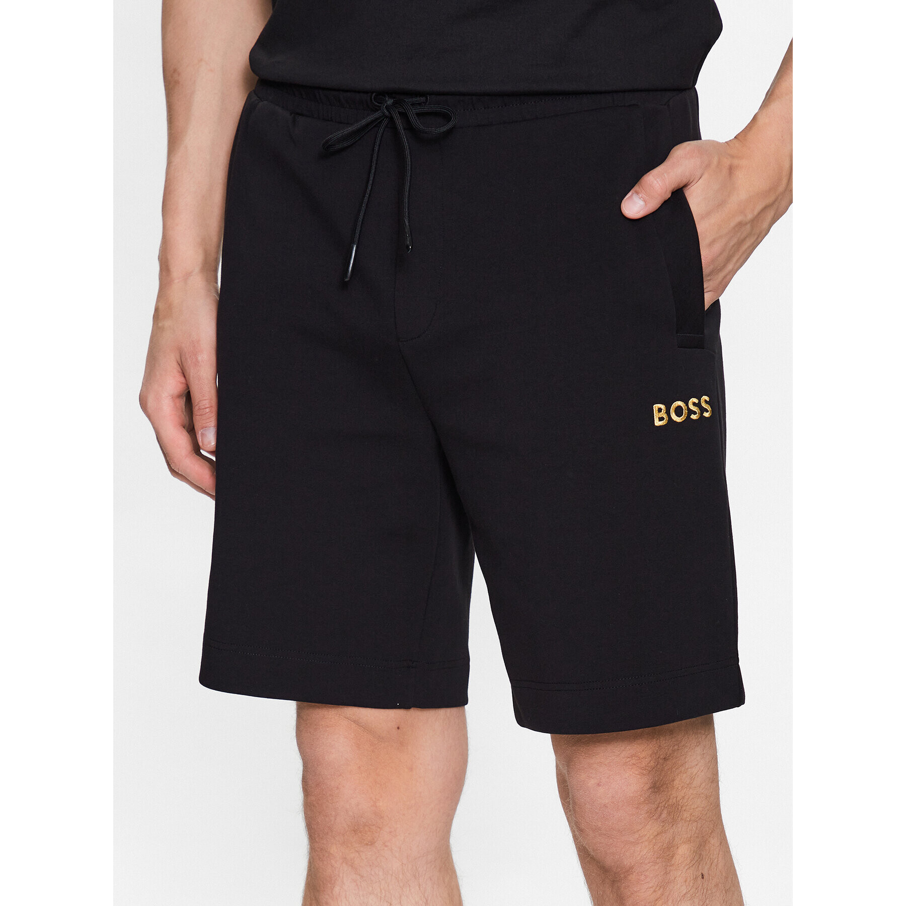 Boss Pantaloni scurți sport 50482912 Negru Regular Fit - Pled.ro