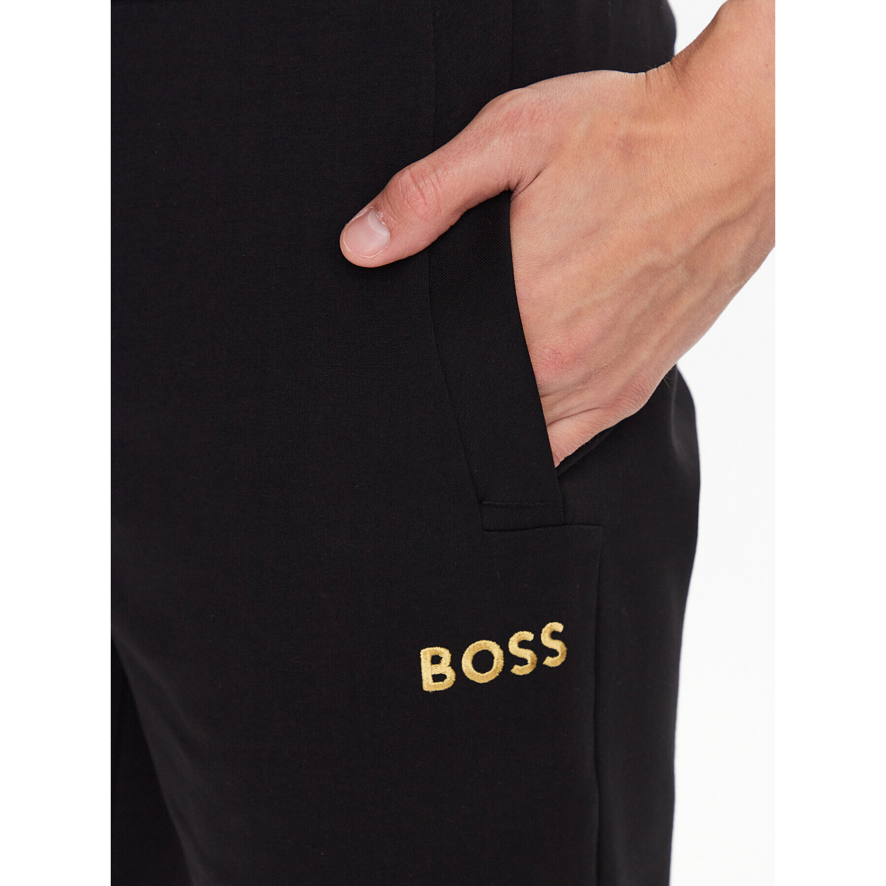 Boss Pantaloni scurți sport 50482912 Negru Regular Fit - Pled.ro