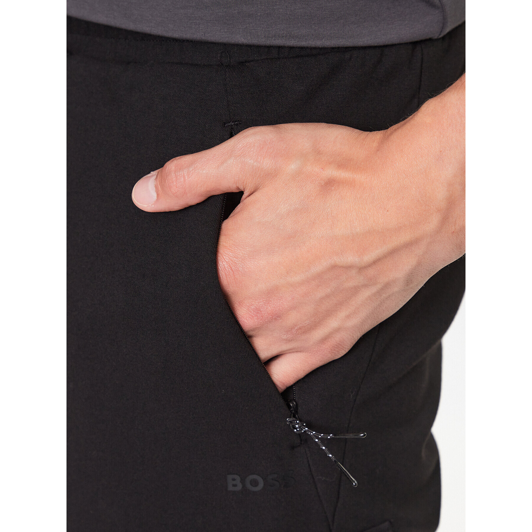 Boss Pantaloni scurți sport 50493479 Negru Regular Fit - Pled.ro