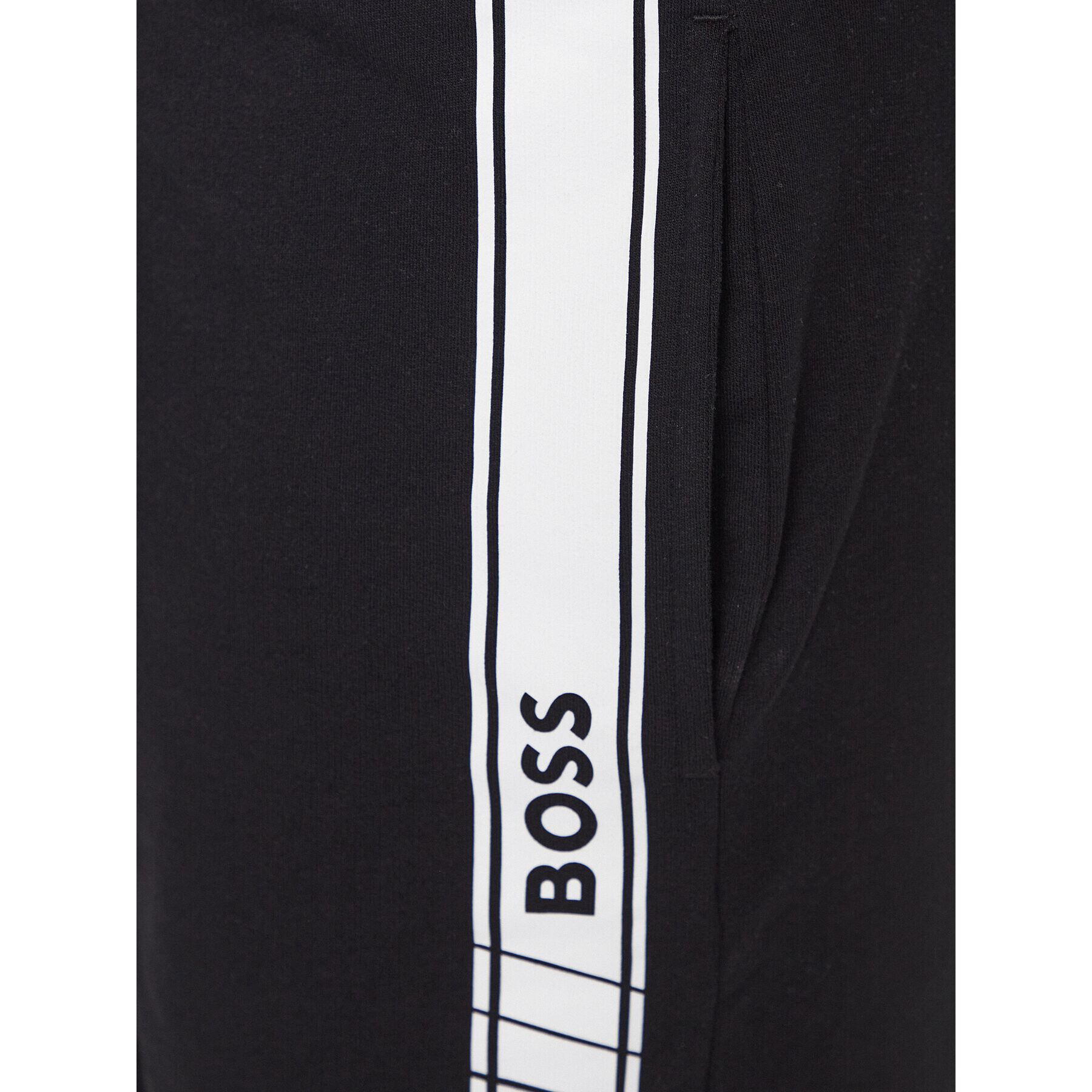 Boss Pantaloni scurți sport 50496771 Negru Regular Fit - Pled.ro