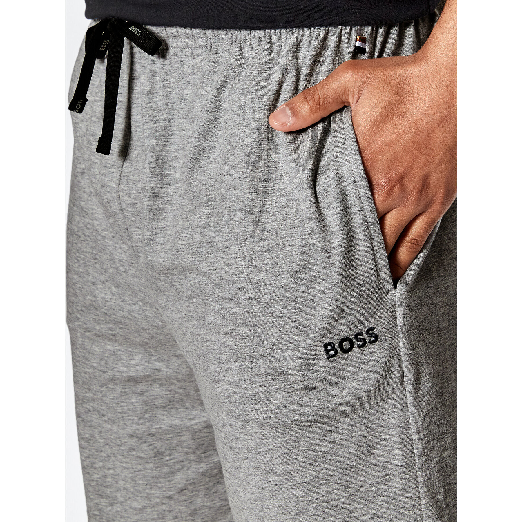 Boss Pantaloni scurți sport Mix&Match 50469561 Gri Regular Fit - Pled.ro