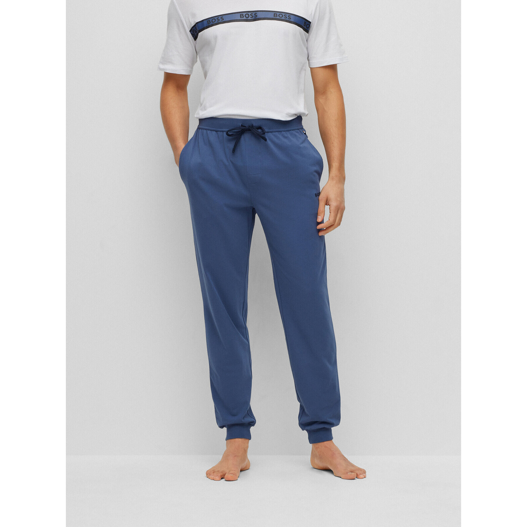 Boss Pantaloni trening 50473000 Bleumarin Regular Fit - Pled.ro