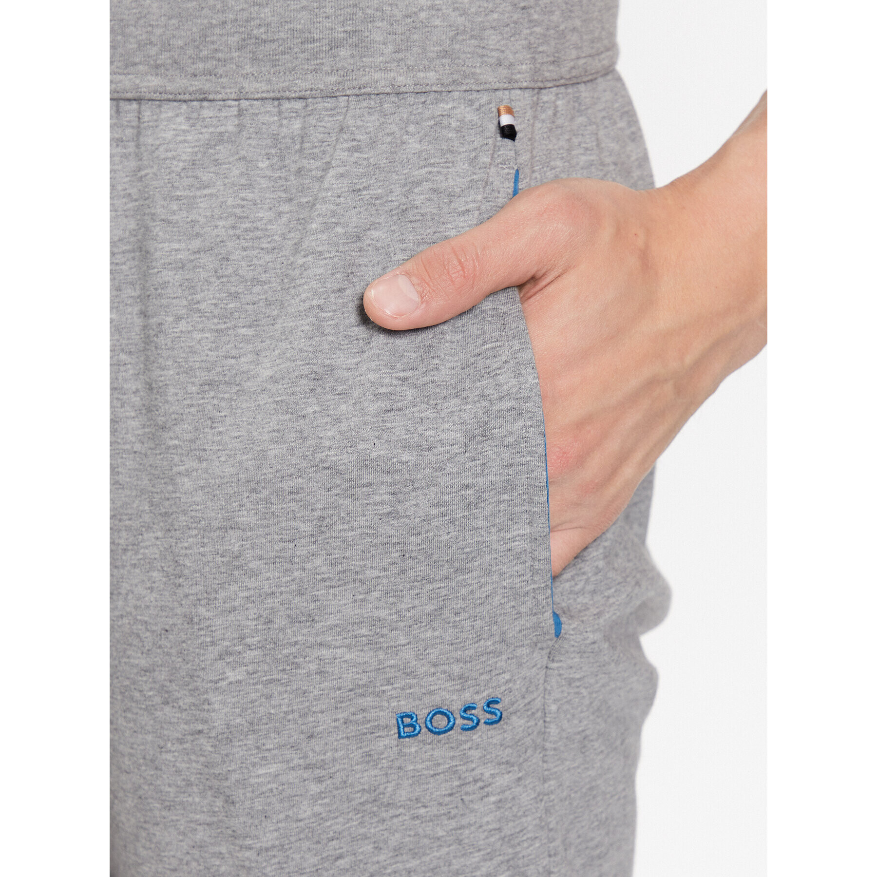 Boss Pantaloni trening 50473000 Gri Regular Fit - Pled.ro