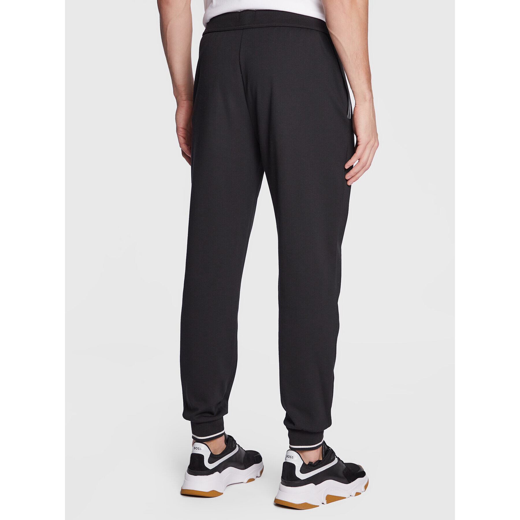 Boss Pantaloni trening 50480536 Negru Regular Fit - Pled.ro