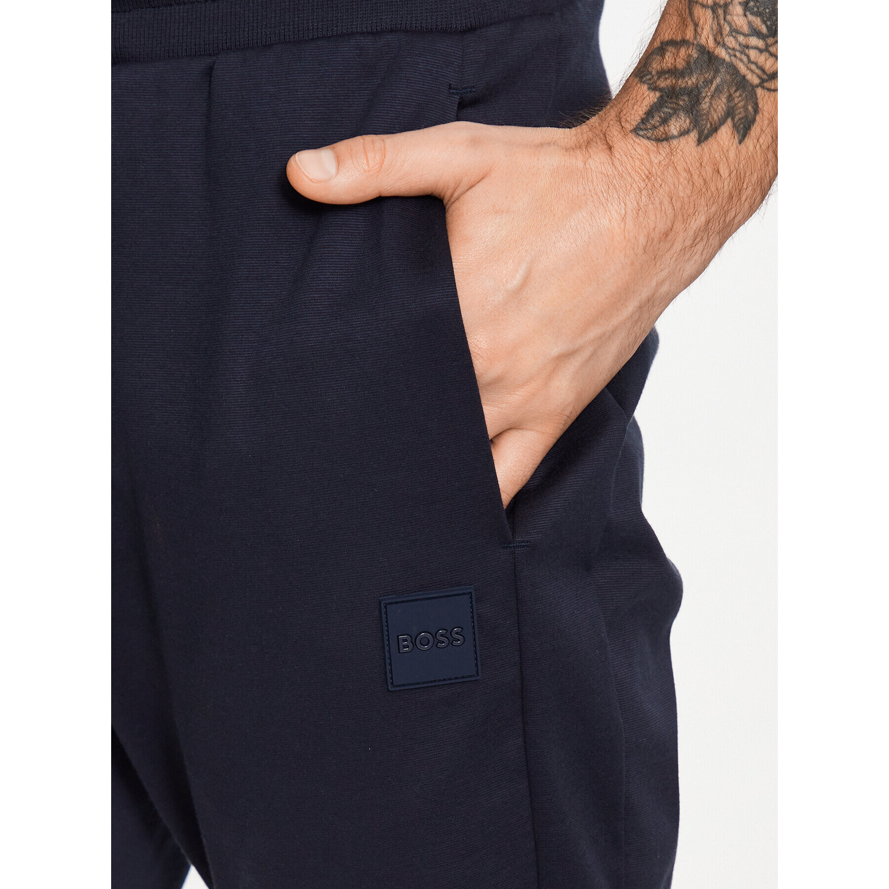 Boss Pantaloni trening Lamont 82 50485181 Bleumarin Regular Fit - Pled.ro