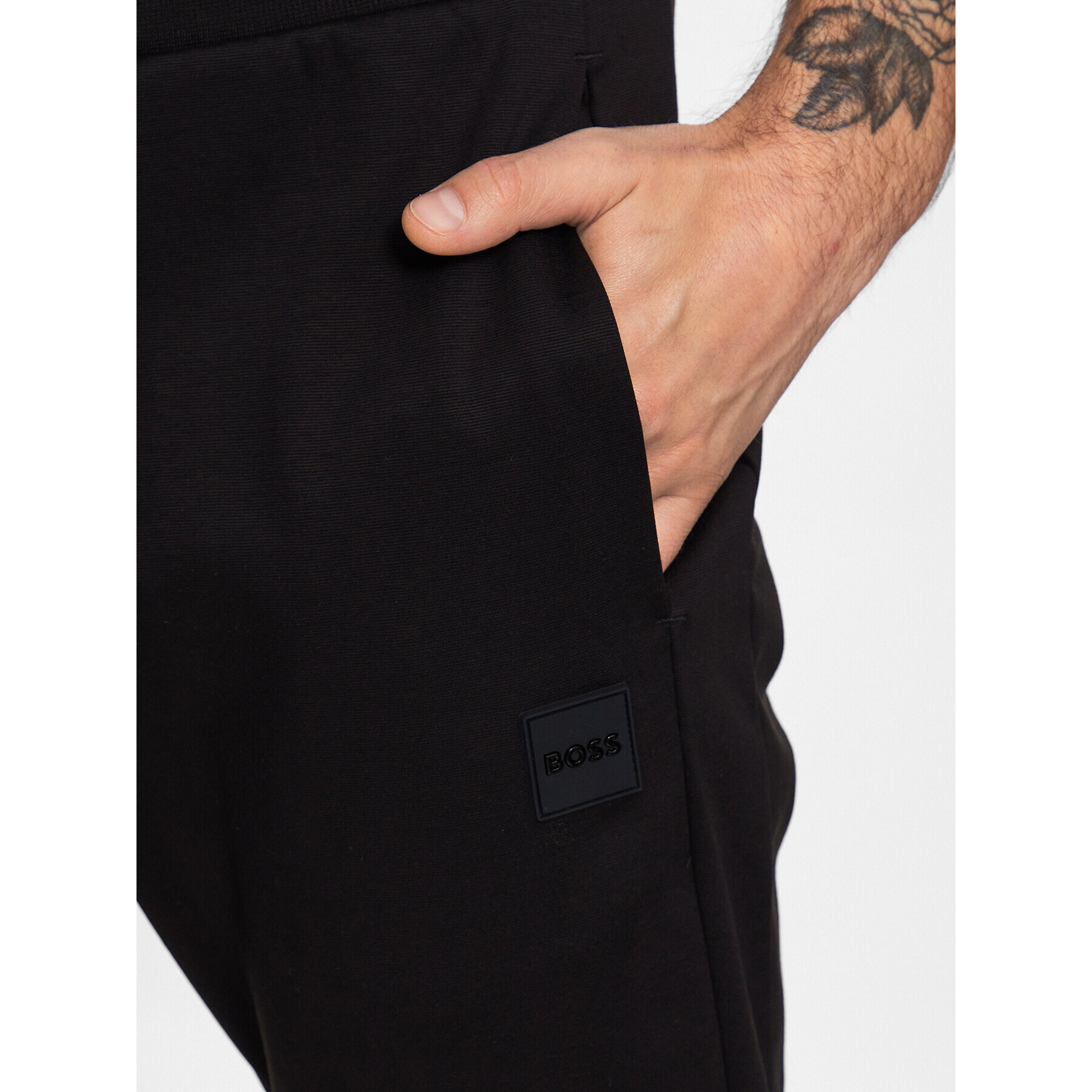 Boss Pantaloni trening 50485181 Negru Regular Fit - Pled.ro