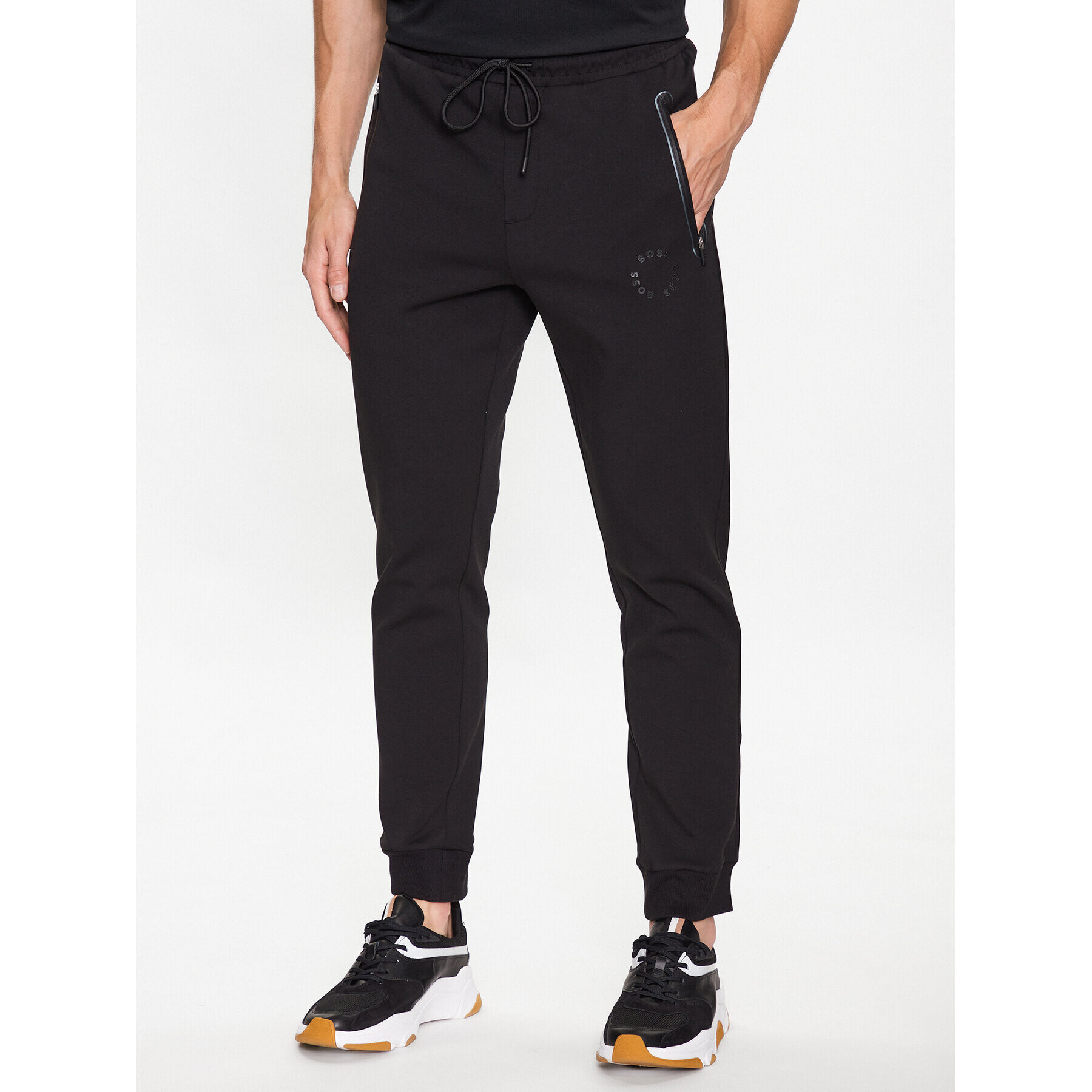 Boss Pantaloni trening 50487939 Negru Regular Fit - Pled.ro