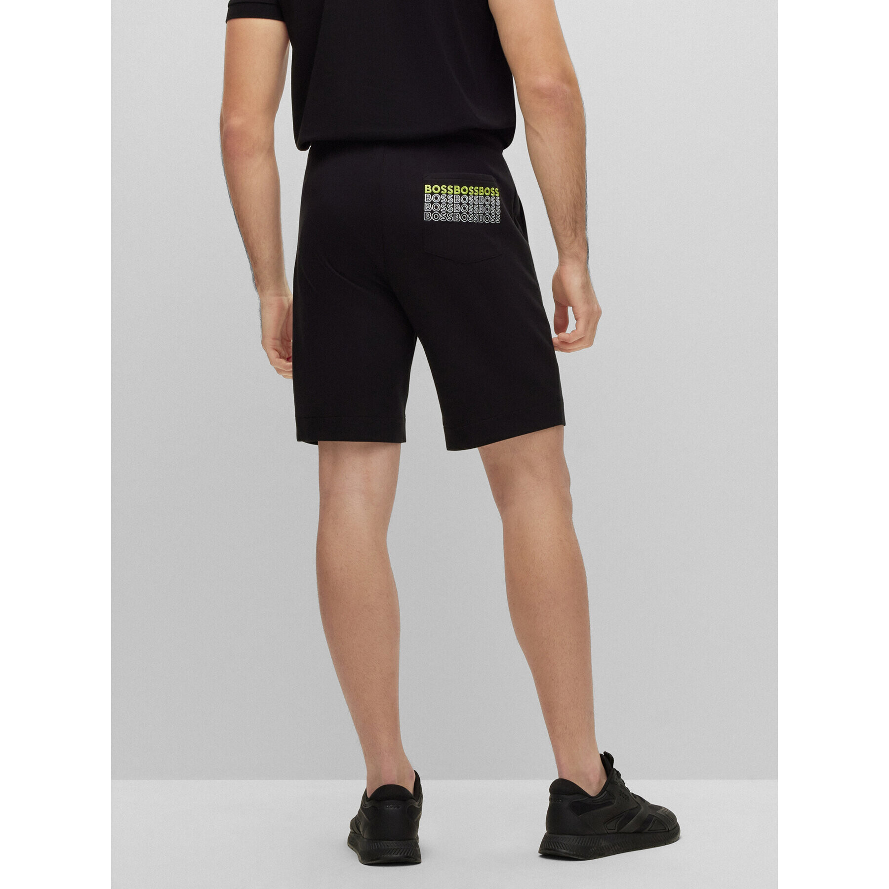 Boss Pantaloni trening 50497184 Negru Regular Fit - Pled.ro