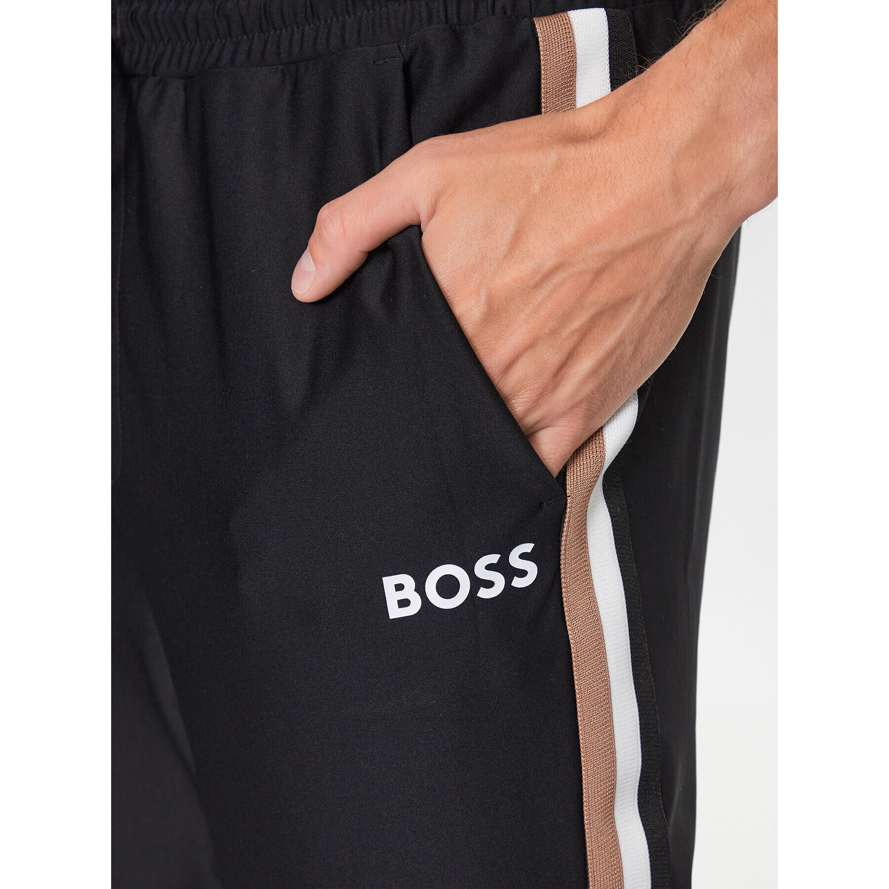 Boss Pantaloni trening 50504553 Negru Regular Fit - Pled.ro