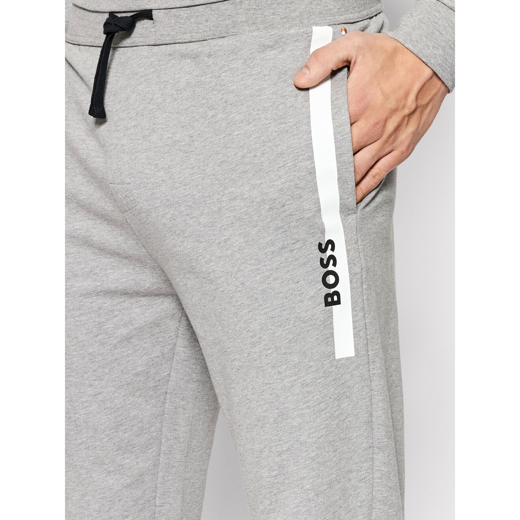 Boss Pantaloni trening Authentic 50465768 Gri Regular Fit - Pled.ro