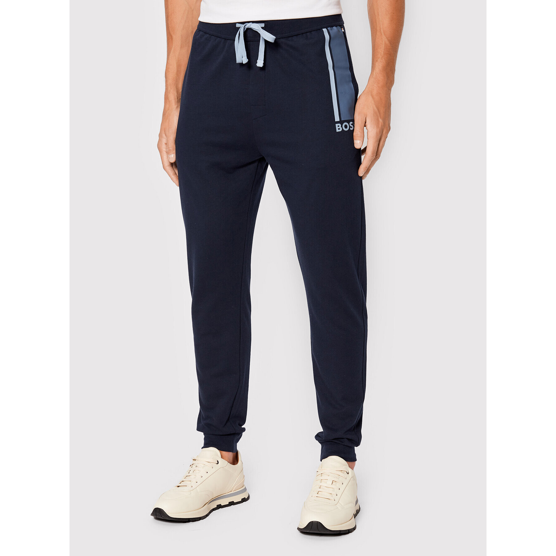 Boss Pantaloni trening Authentic 50480550 Bleumarin Regular Fit - Pled.ro