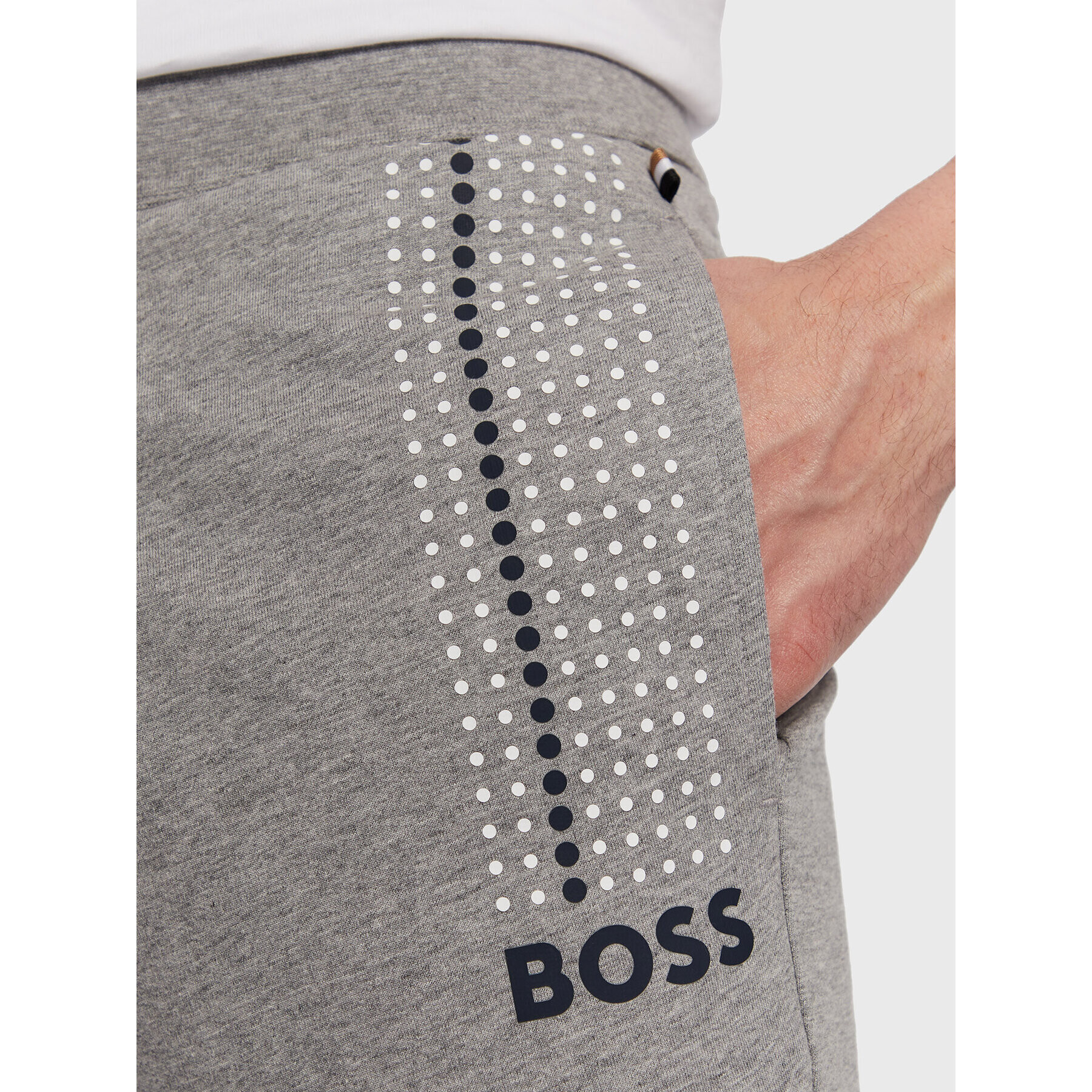 Boss Pantaloni trening Authentic 50485951 Gri Regular Fit - Pled.ro