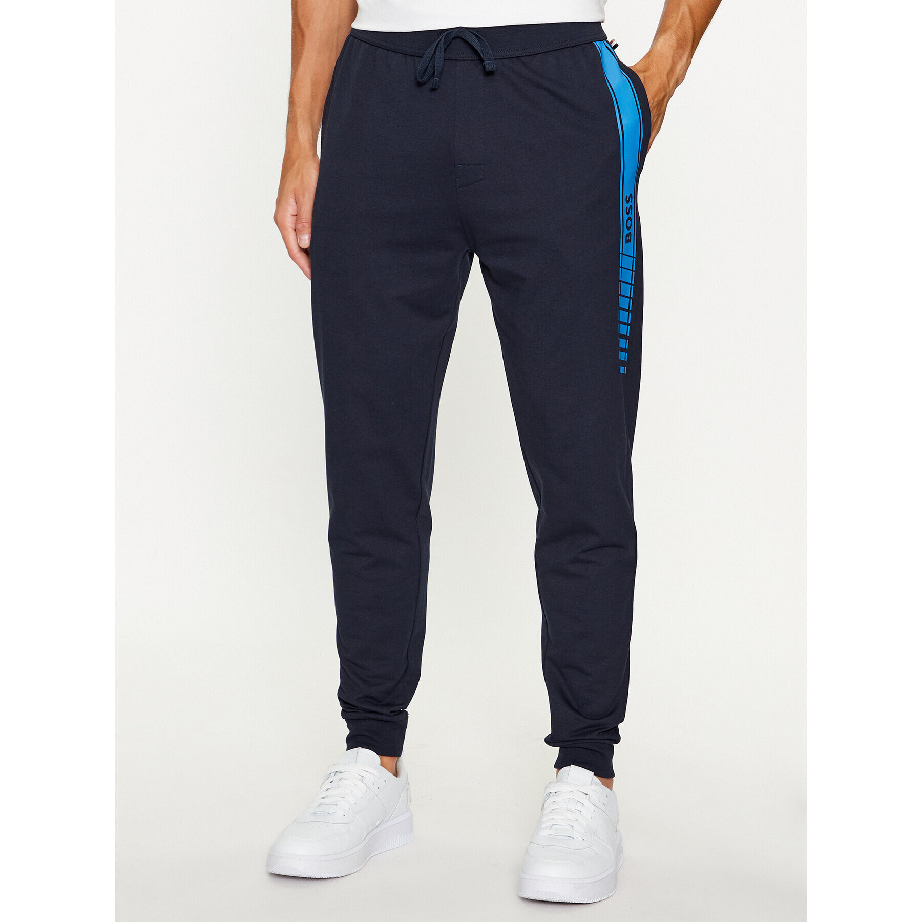 Boss Pantaloni trening Authentic 50496760 Bleumarin Regular Fit - Pled.ro