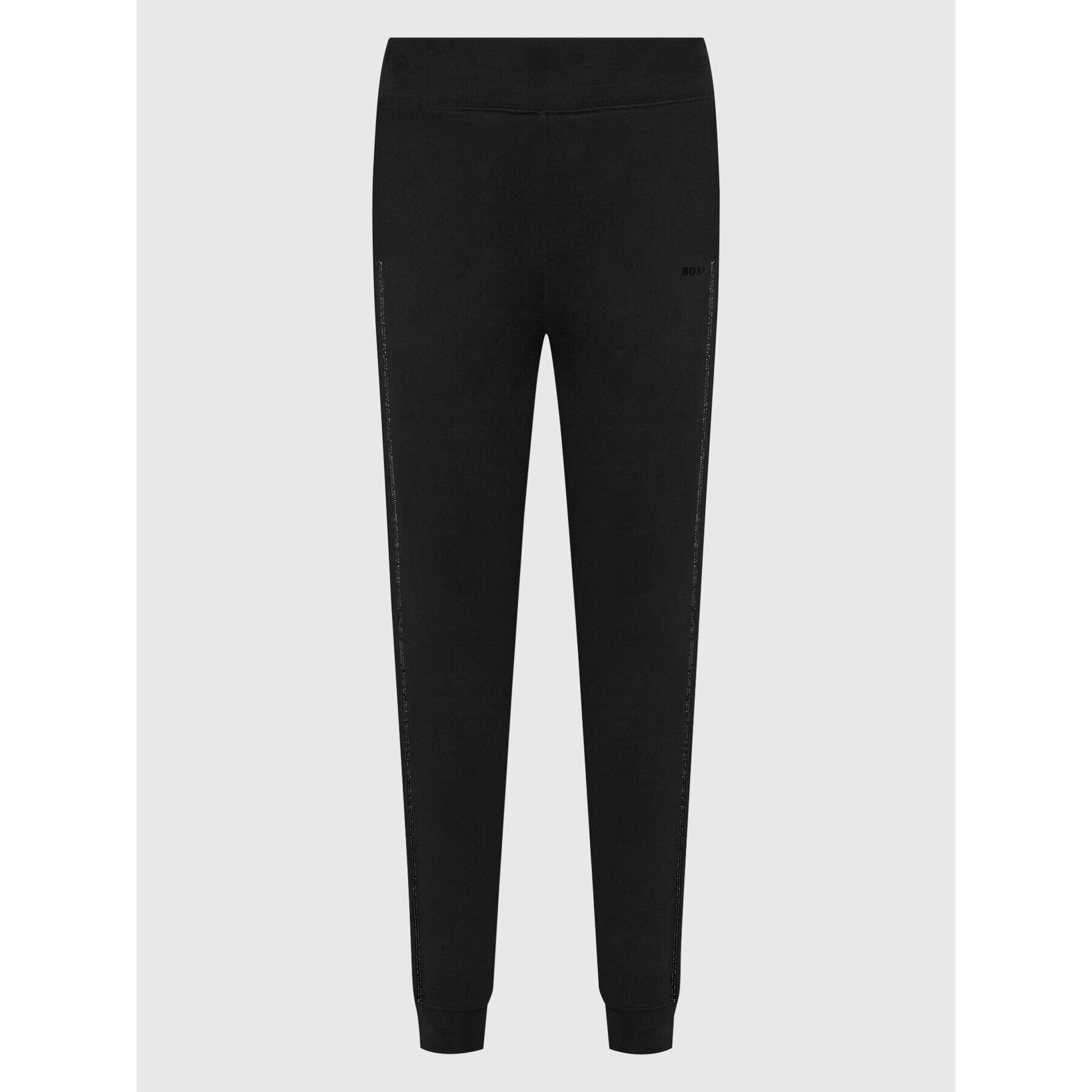 Boss Pantaloni trening C_Ejoy_Sequin 50465682 Negru Regular Fit - Pled.ro