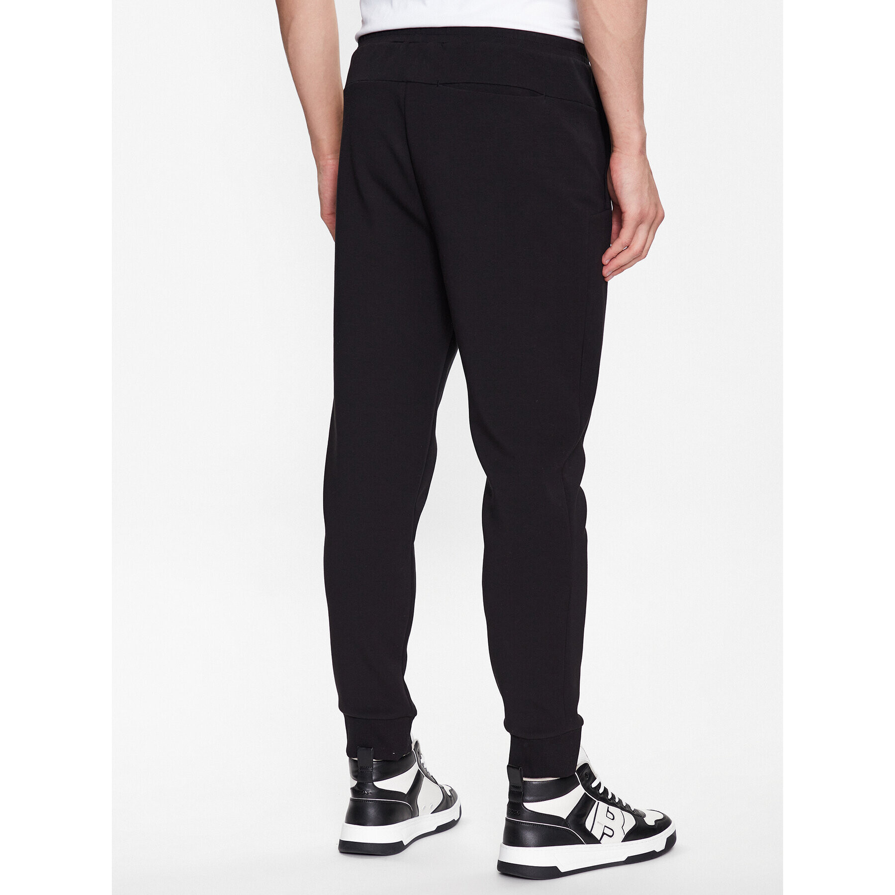 Boss Pantaloni trening Hadiko 1 50482911 Negru Regular Fit - Pled.ro