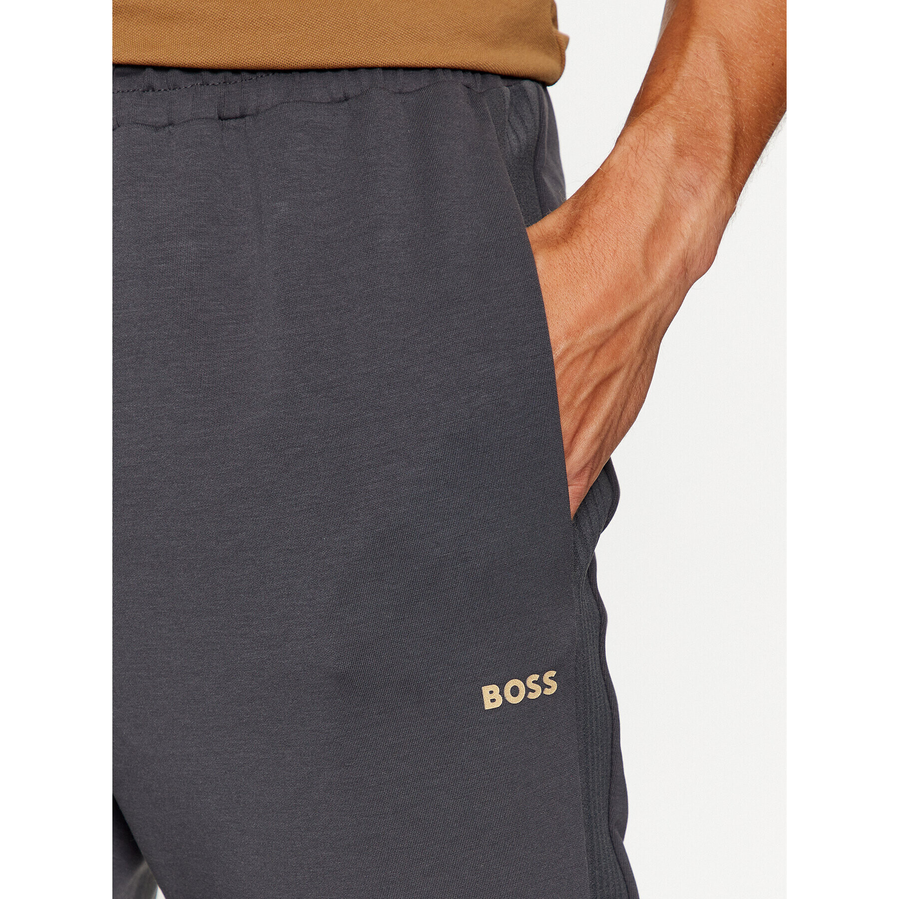 Boss Pantaloni trening Hadiko 1 50493505 Gri Regular Fit - Pled.ro