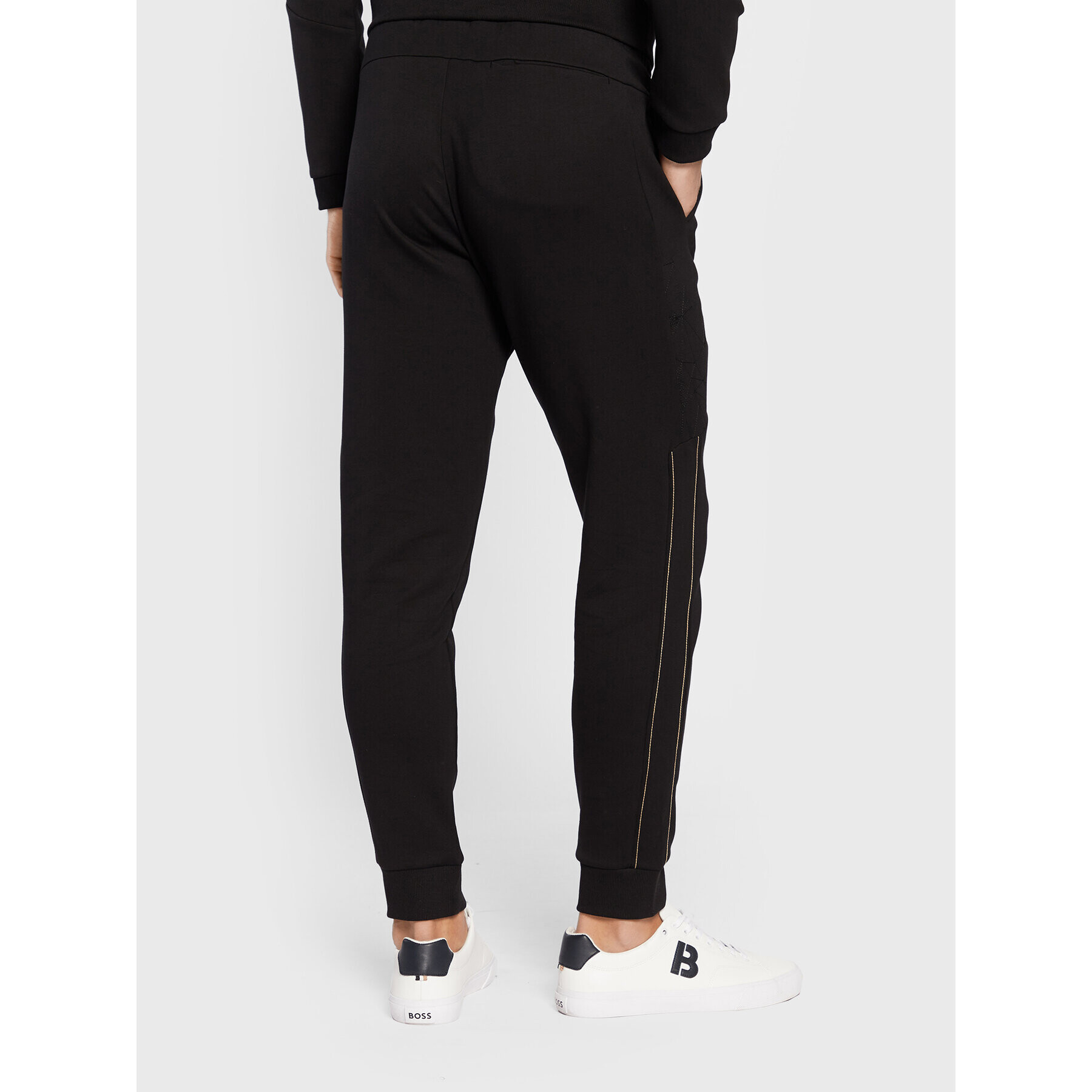 Boss Pantaloni trening Hadiko 2 50477114 Negru Regular Fit - Pled.ro