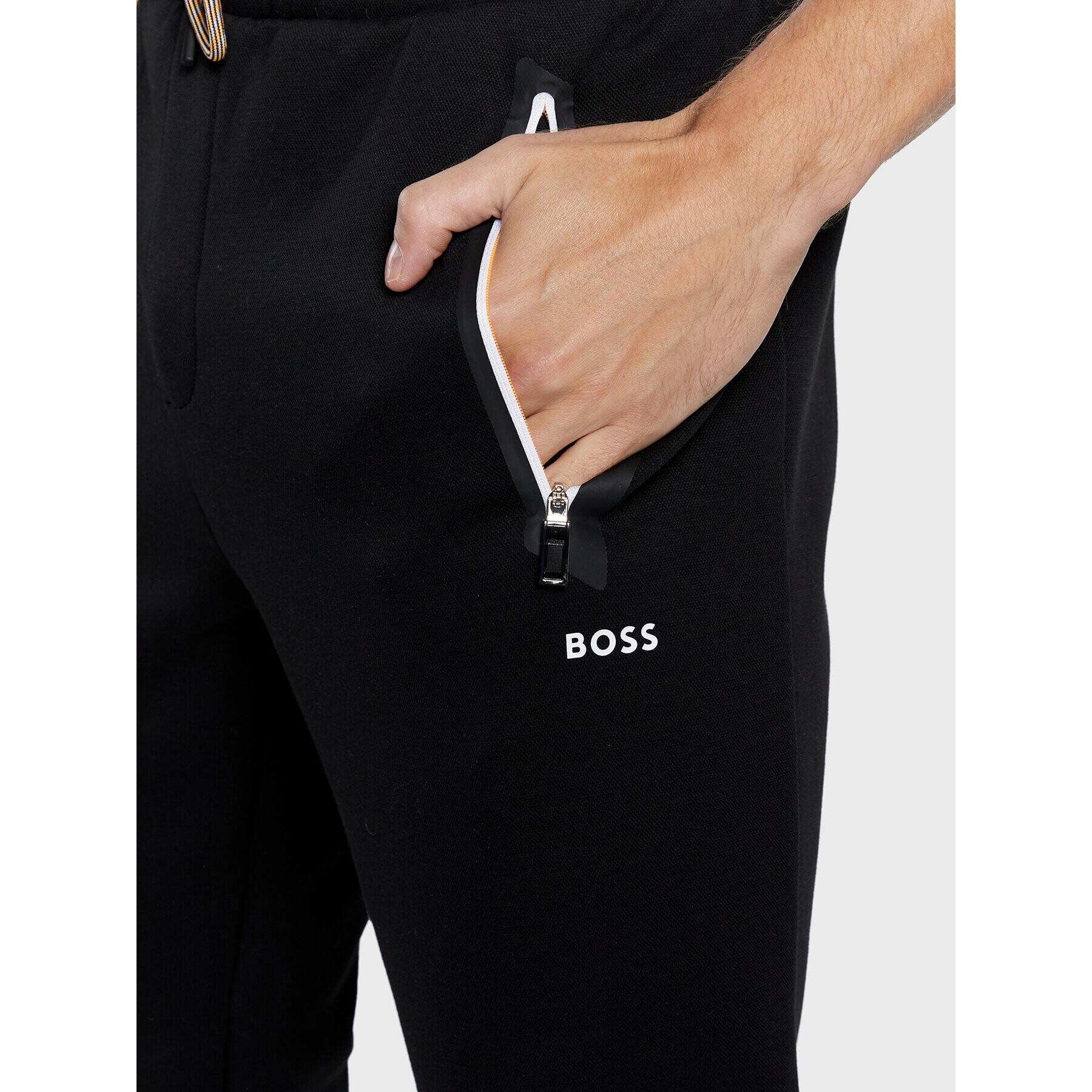 Boss Pantaloni trening Hadiko 3 50476408 Negru Regular Fit - Pled.ro