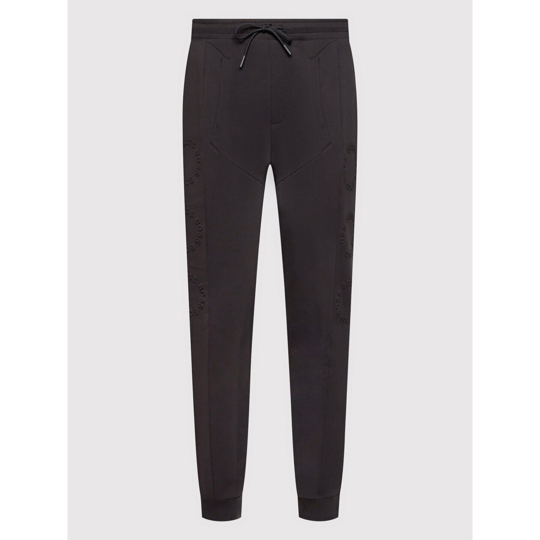 Boss Pantaloni trening Hadiko Circle 50456501 Negru Regular Fit - Pled.ro