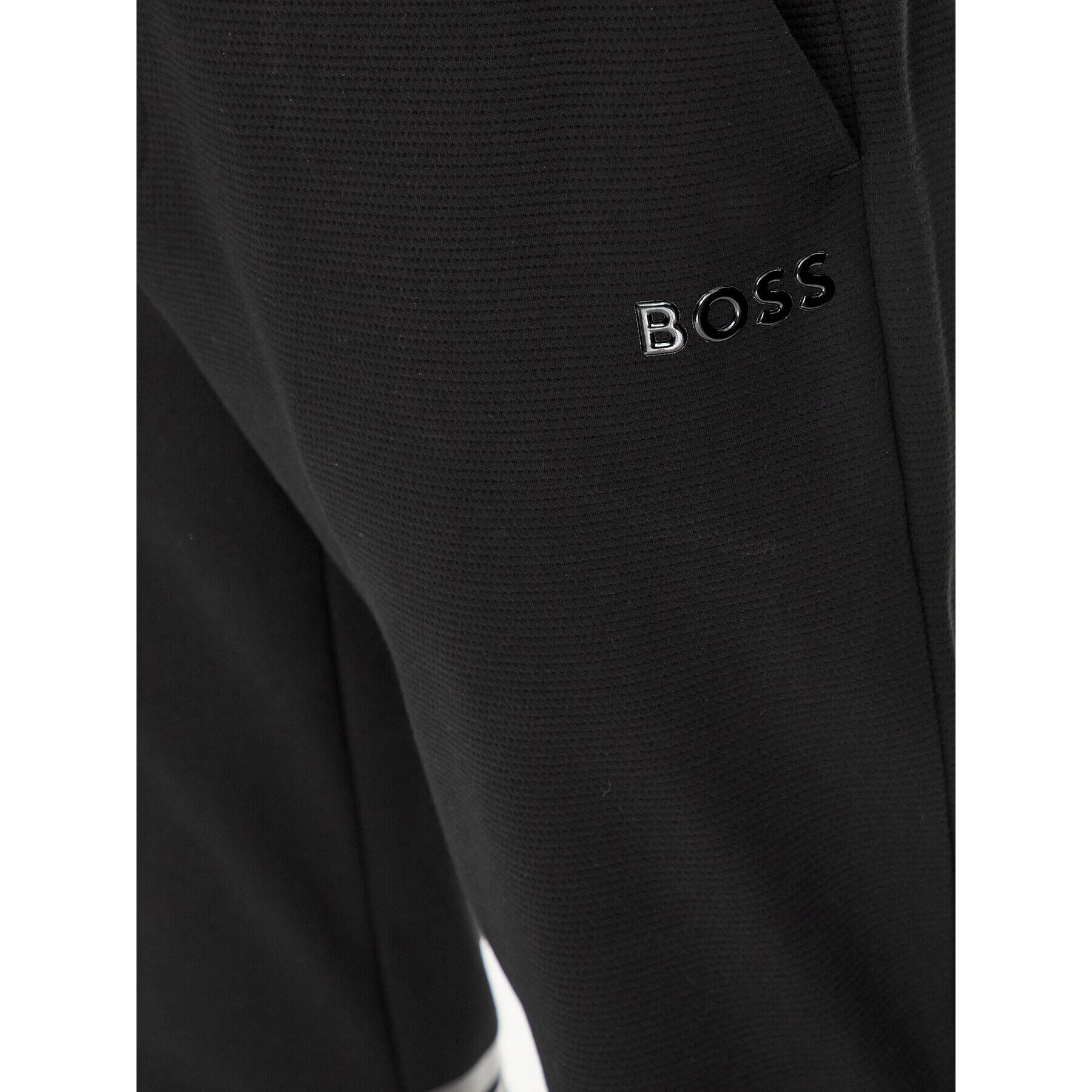 Boss Pantaloni trening Hadiko Mirror 50501206 Negru Relaxed Fit - Pled.ro